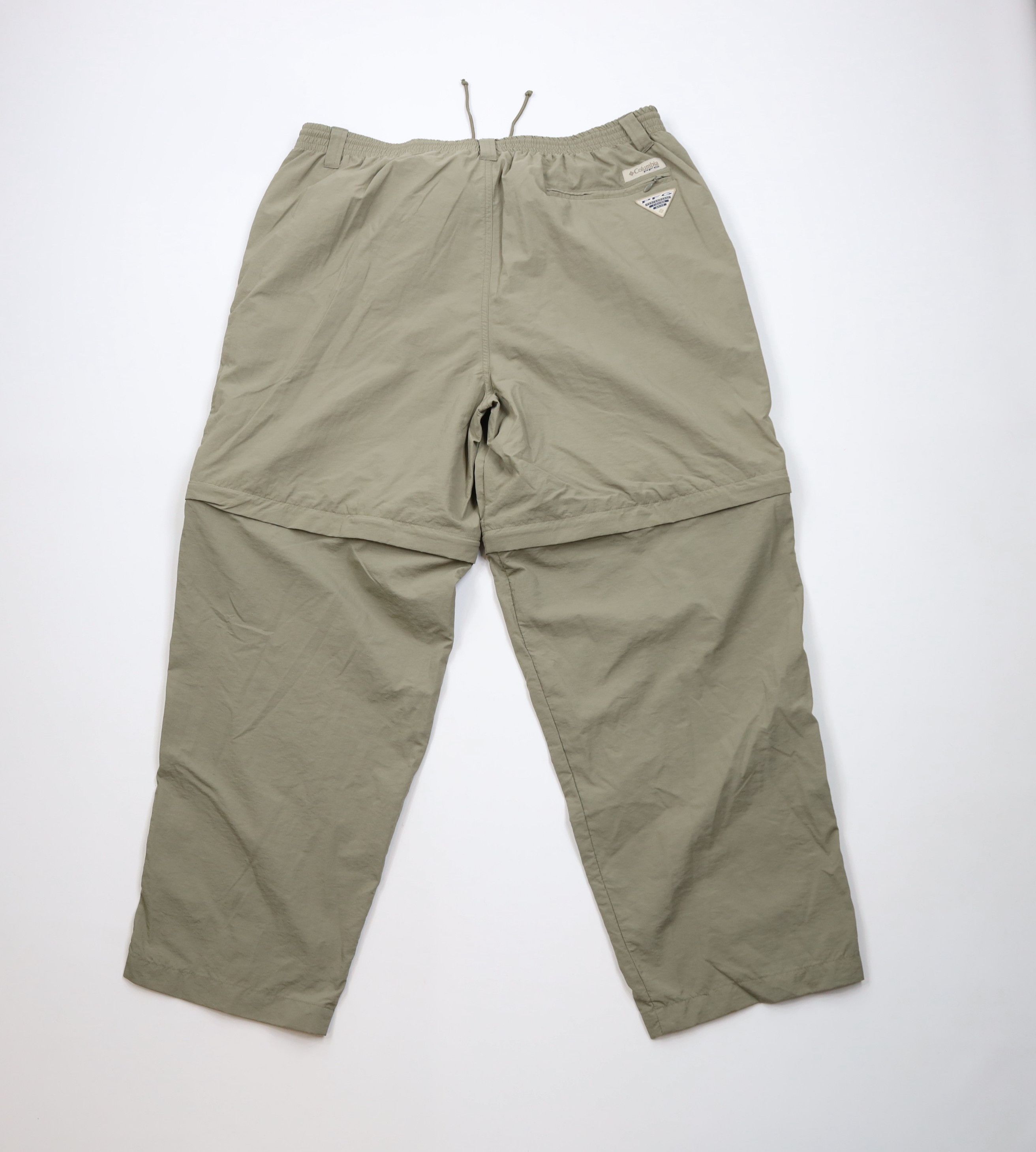 Columbia Vintage Y2K Columbia PFG Wide Leg Cargo Pants Shorts Beige Size US 38 / EU 54 - 10 Thumbnail