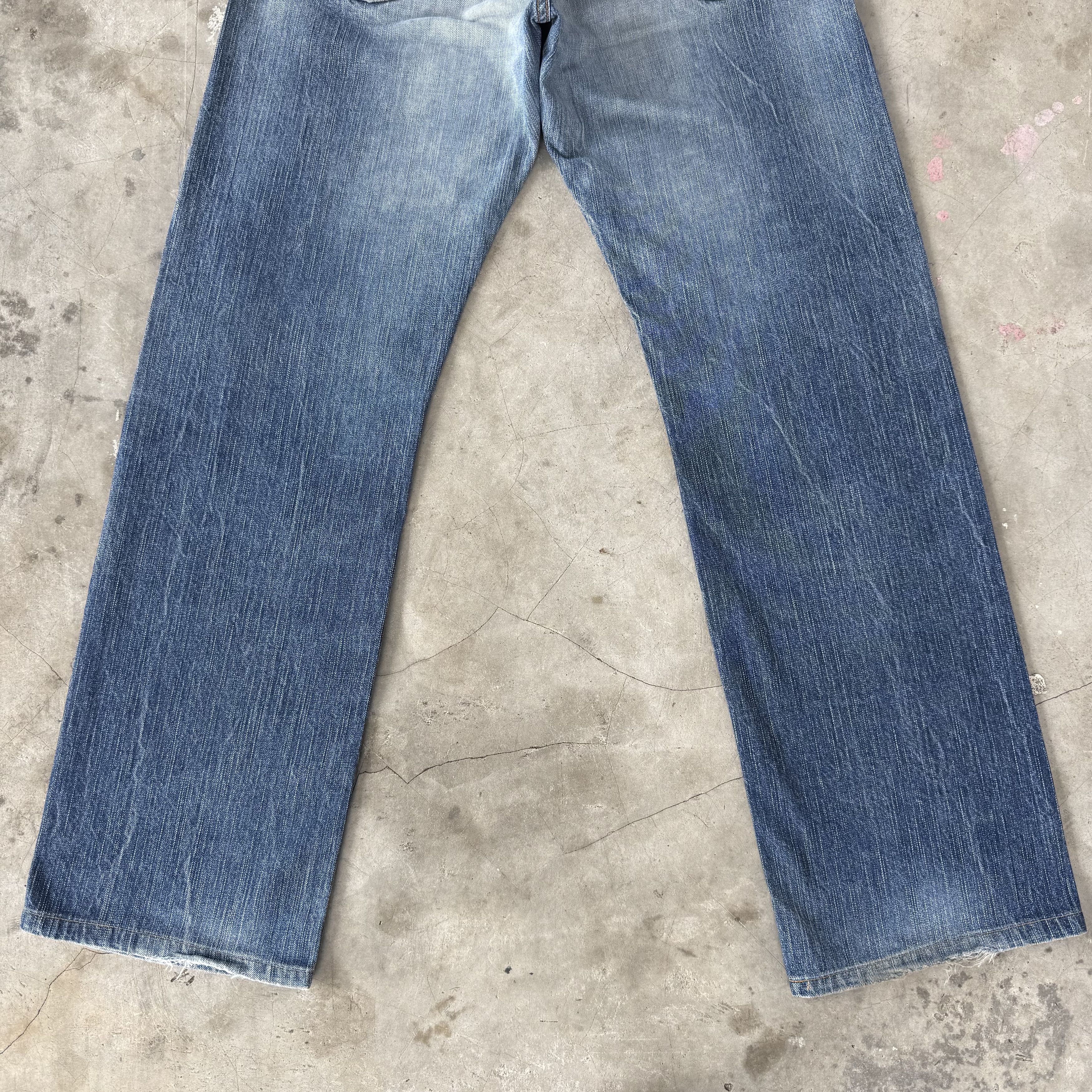 Edwin W31 Vintage Edwin Selvedge Ripped Denim Size US 31 - 10 Thumbnail