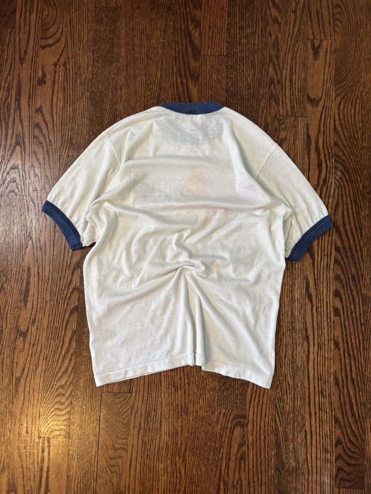 Adidas Vintage Adidas Trefoil Ringer Tee Size US M / EU 48-50 / 2 - 3 Thumbnail