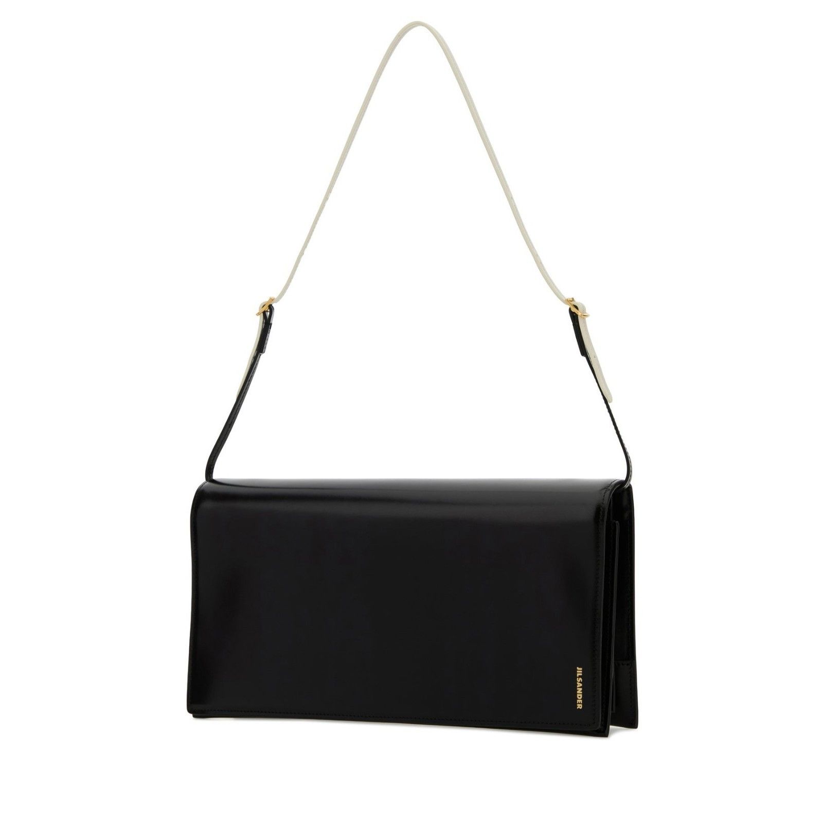Jil Sander JIL SANDER File Medium Black Leather Shoulder Bag New/Authen Size ONE SIZE - 2 Thumbnail