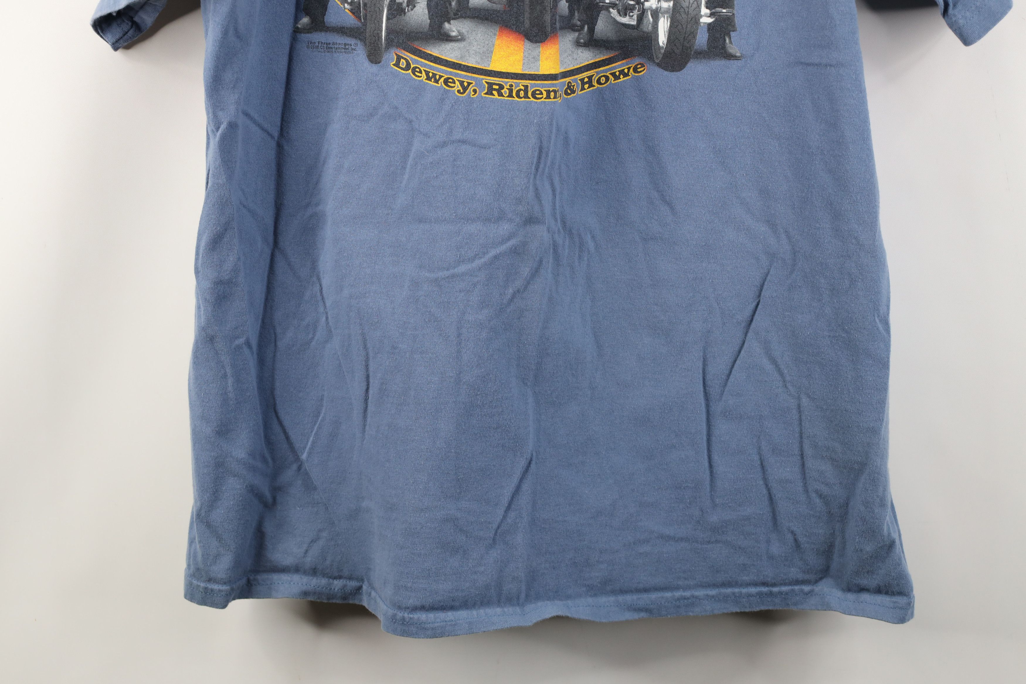 Vintage Vintage Y2K Three Stooges Knuckleheads Riding Club T-Shirt Size US XL / EU 56 / 4 - 14 Thumbnail
