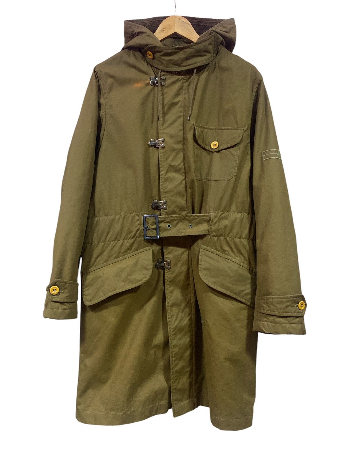 Stone Island Aw07 Stone Island Denim Naval Overcoat Duffle Jacket Size US M / EU 48-50 / 2 - 4 Thumbnail