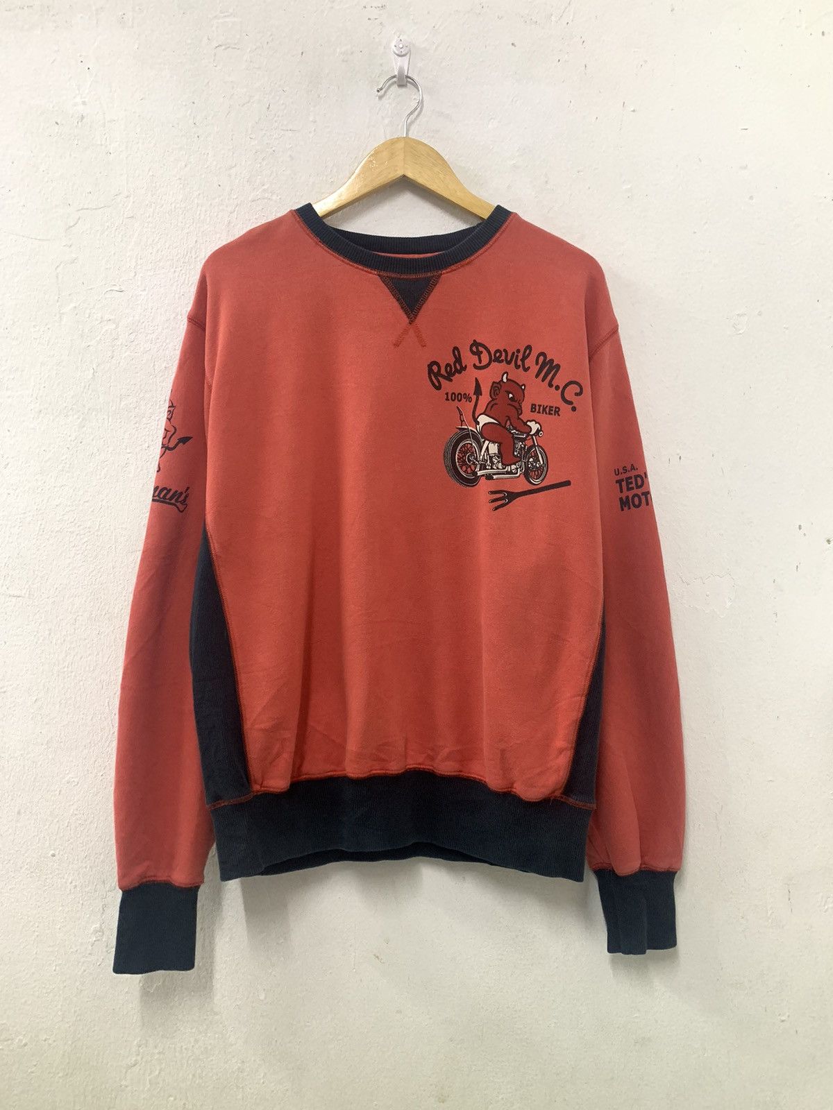 Tedman Tedman Red Devil M.C. 100% Biker Size US L / EU 52-54 / 3 - 1 Thumbnail