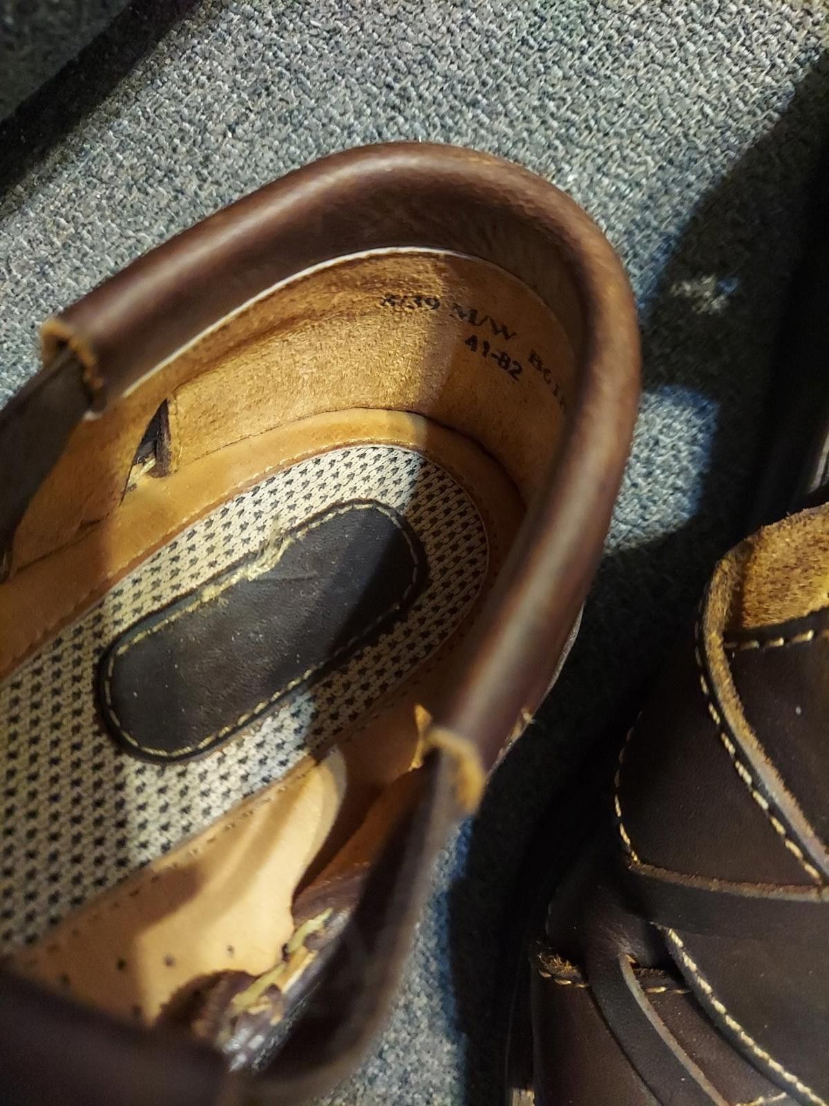 Born Born 90's Womens Brown Leather Fisherman Sandals Size 8 Size US 8 / IT 38 - 9 Thumbnail