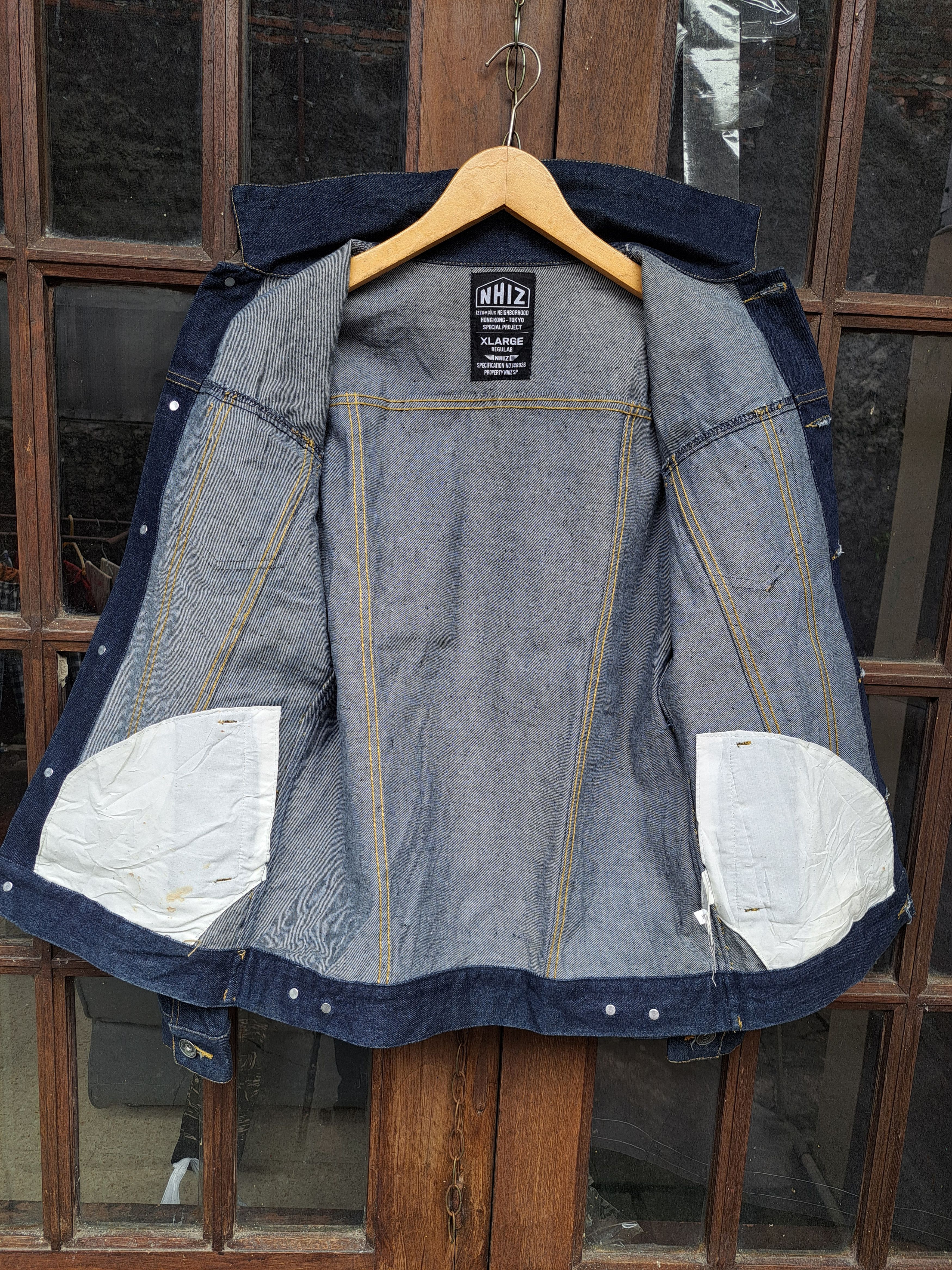 Japanese Brand × izzue Izzue plus Neighborhood Denim Jacket Women XL Size XL / US 12-14 / IT 48-50 - 4 Thumbnail