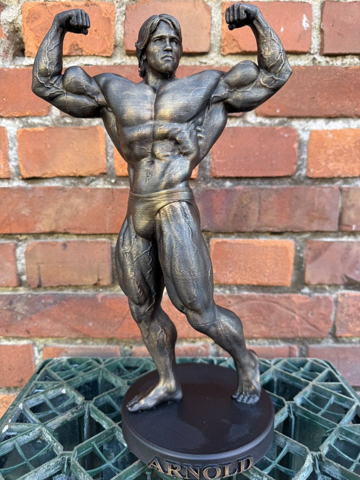 Other Gym statue Arnold Schwarzenegger 37cm Size ONE SIZE - 3 Thumbnail