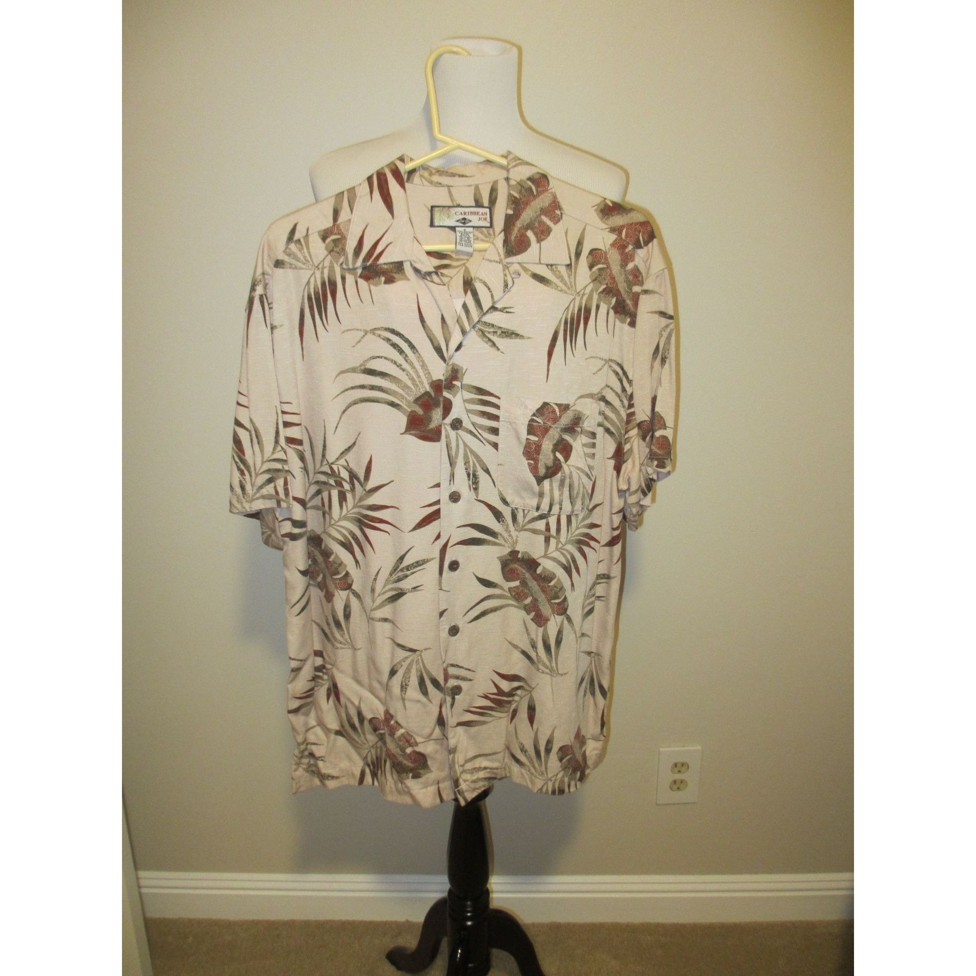 Other Caribbean Joe Tropical Print Short Sleeve Button-Up Shirt Ra Size US S / EU 44-46 / 1 - 1 Thumbnail