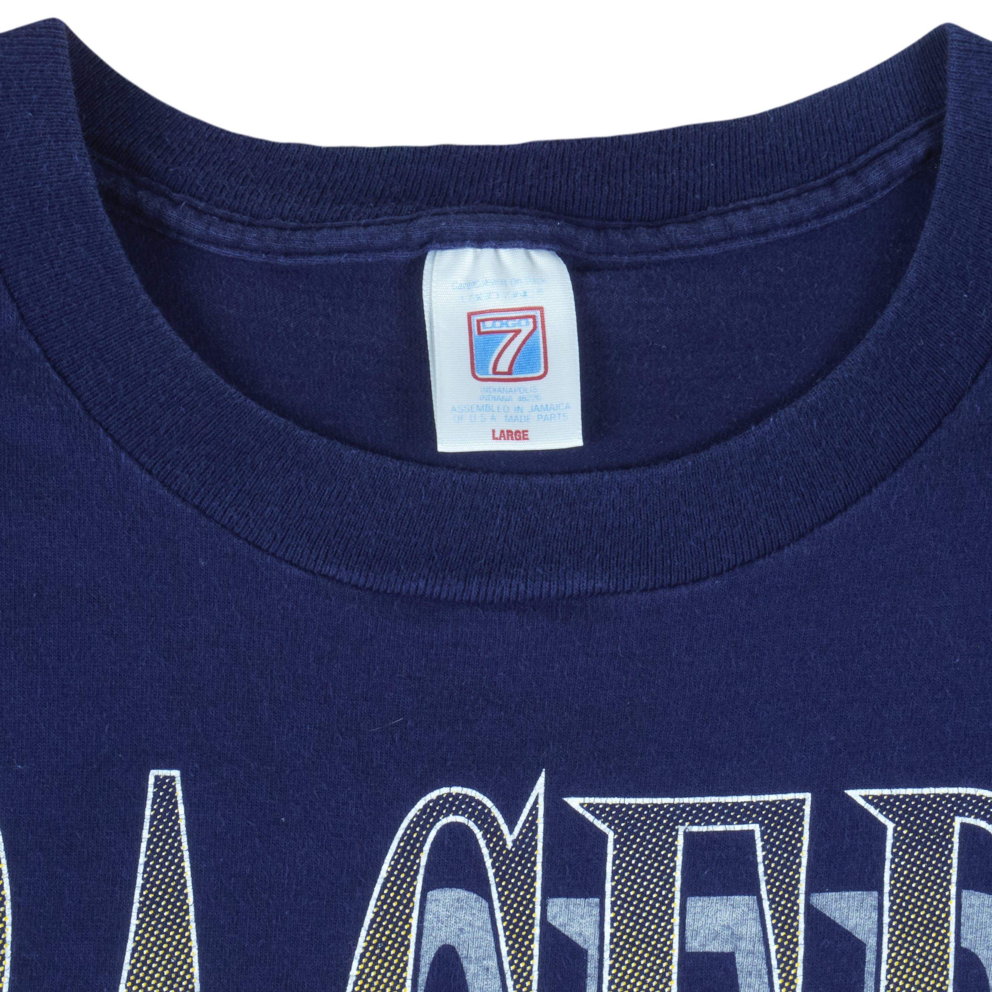 Logo 7 NBA - Indiana Pacers Single Stitch T-Shirt 1990s Size US L / EU 52-54 / 3 - 4 Thumbnail