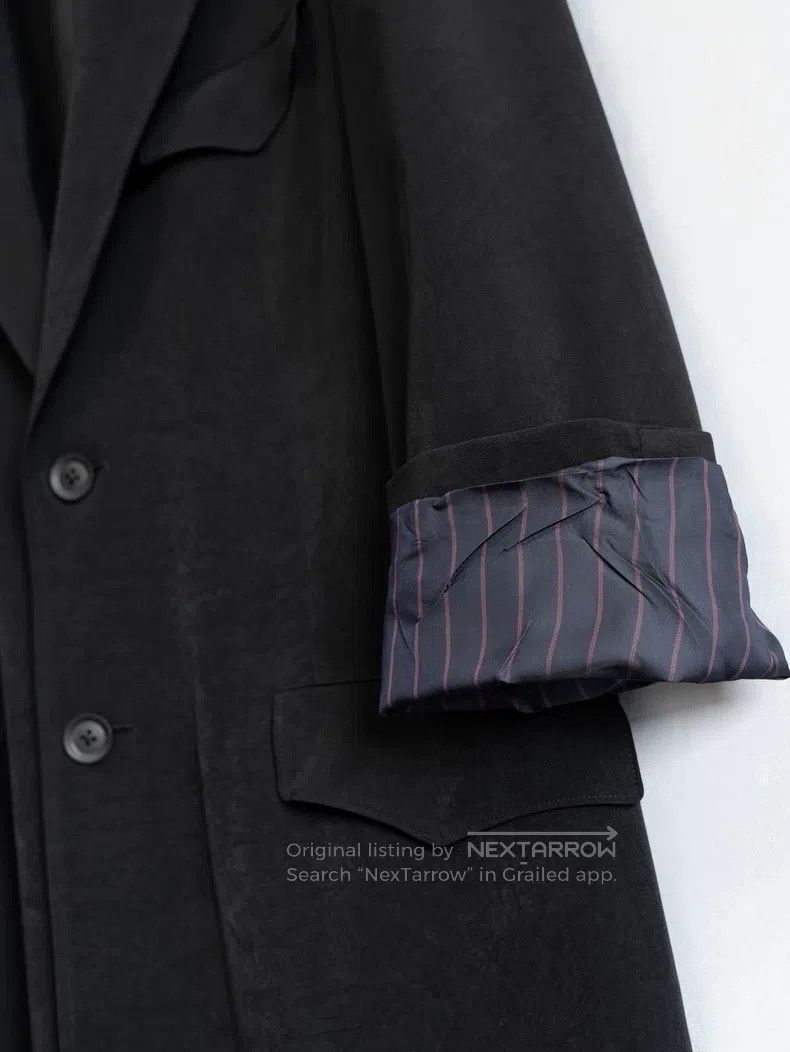 Yohji Yamamoto Yohji Yamamoto Tailcoat with pleats at the back, triacetat Size US L / EU 52-54 / 3 - 8 Thumbnail