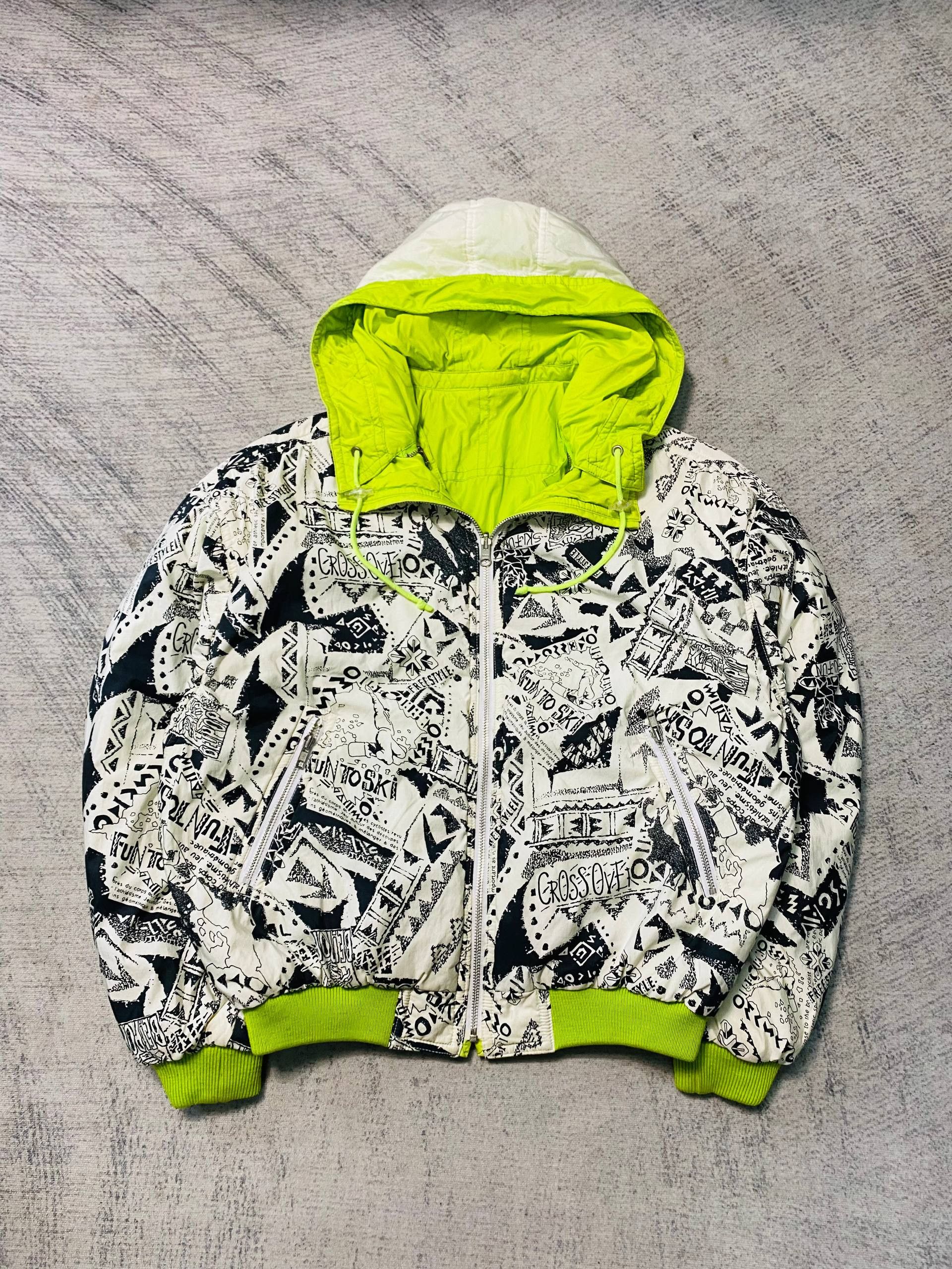 Hypebeast Be!Pop Reversible Funky Graphic Jacket 90s Japan Streetwear Size US L / EU 52-54 / 3 - 2 Thumbnail