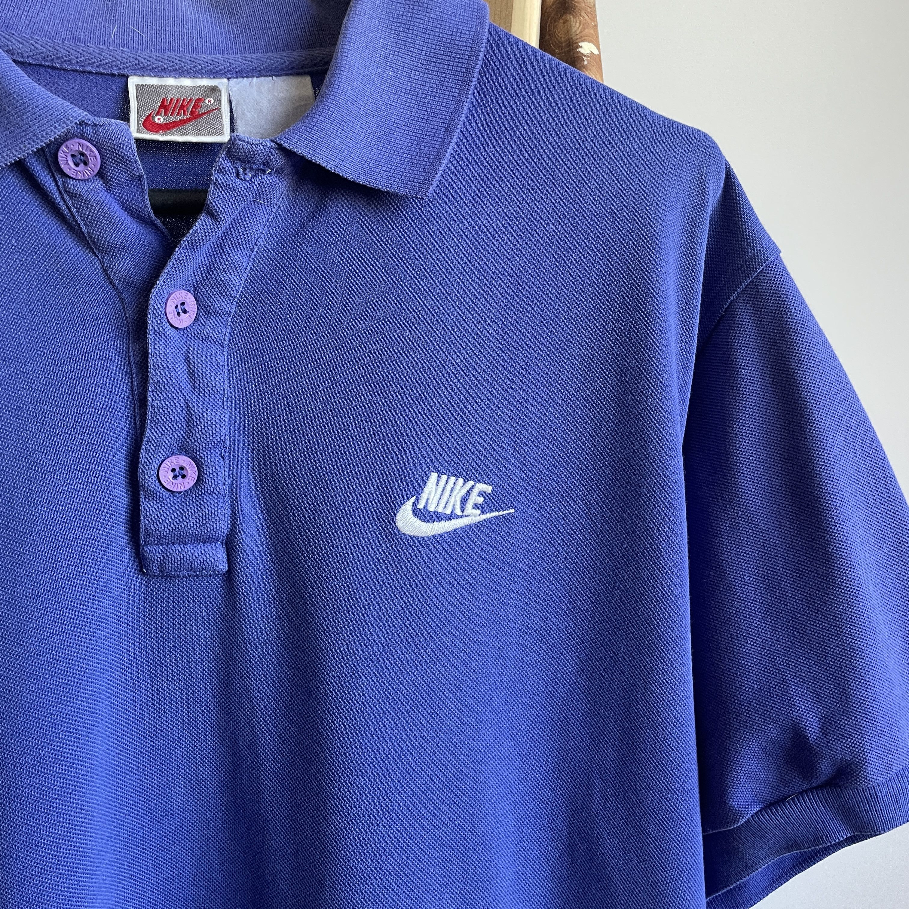 Nike Nike Vintage 90's Polo T-Shirt Size M Size US M / EU 48-50 / 2 - 4 Thumbnail