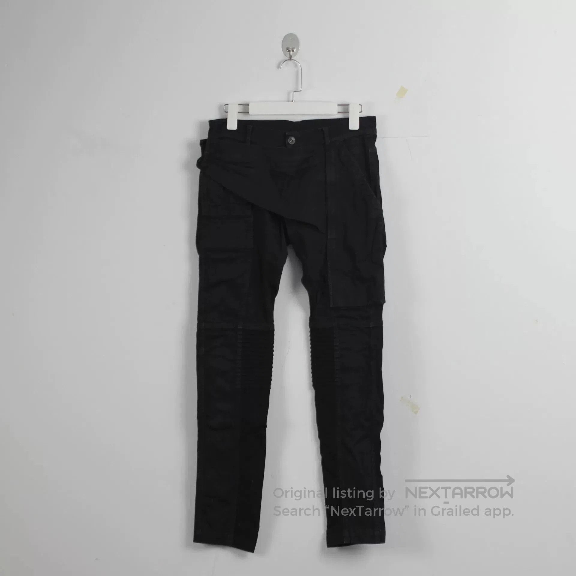 Rick Owens rick owens black denim motorcycle pants. Size US 30 / EU 46 - 1 Thumbnail