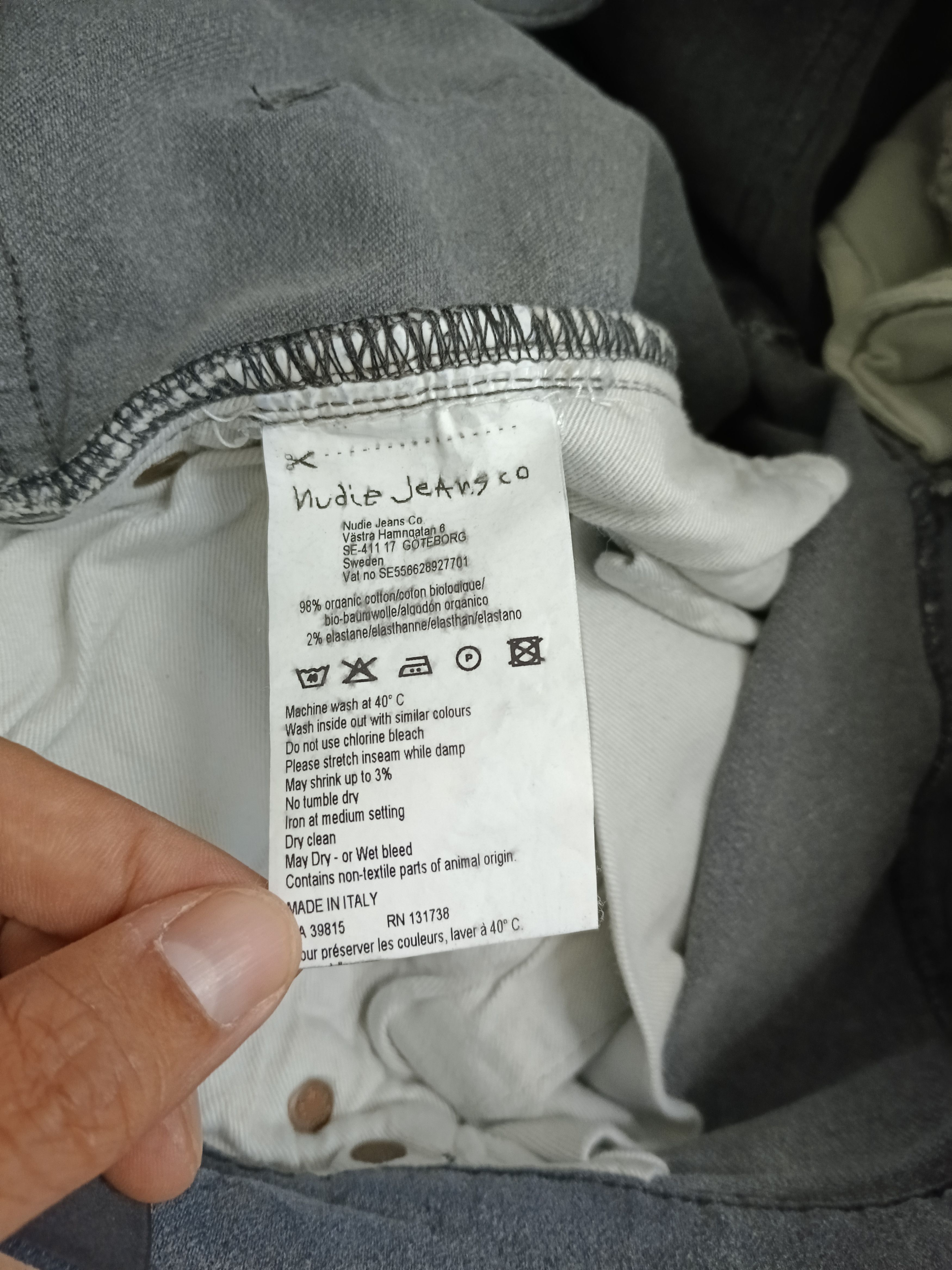 Nudie Jeans OG🔥GRAIL NUDIE JEANS Size US 33 - 10 Thumbnail