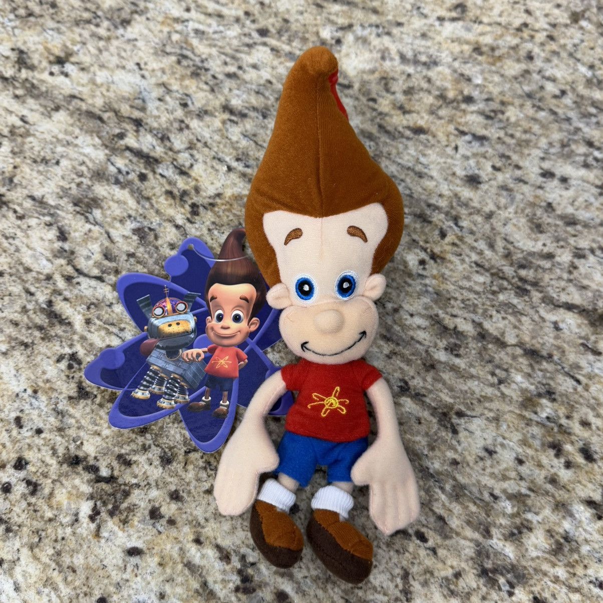 Nickelodeon × Vintage 2003 Jimmy Neutron Plush Zipper Coin Pouch Bag Keychain 10” Size ONE SIZE - 1 Thumbnail