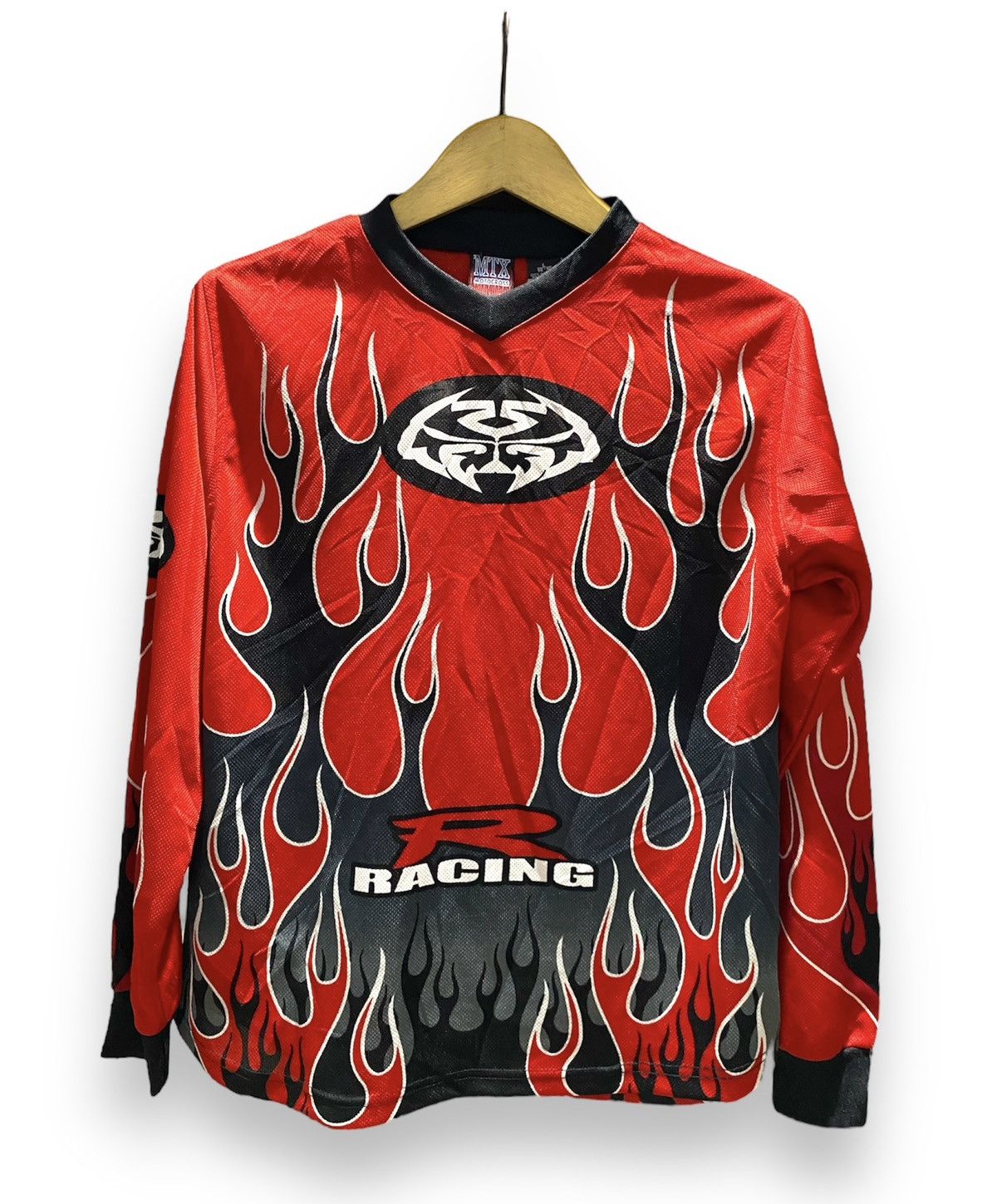 Gear for Sports × Sports Specialties × Vintage 2000s MTX Motocross flame jersey Size US L / EU 52-54 / 3 - 1 Thumbnail