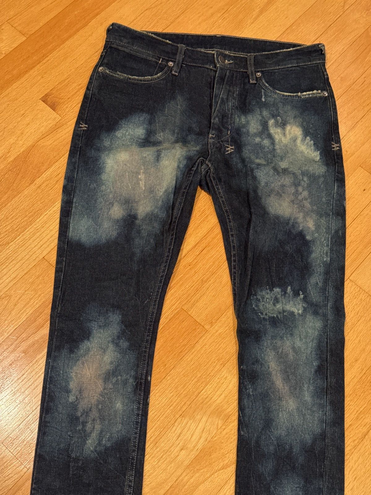 Ksubi Ksubi Bleached Effect Slim Denim Size US 31 - 6 Thumbnail
