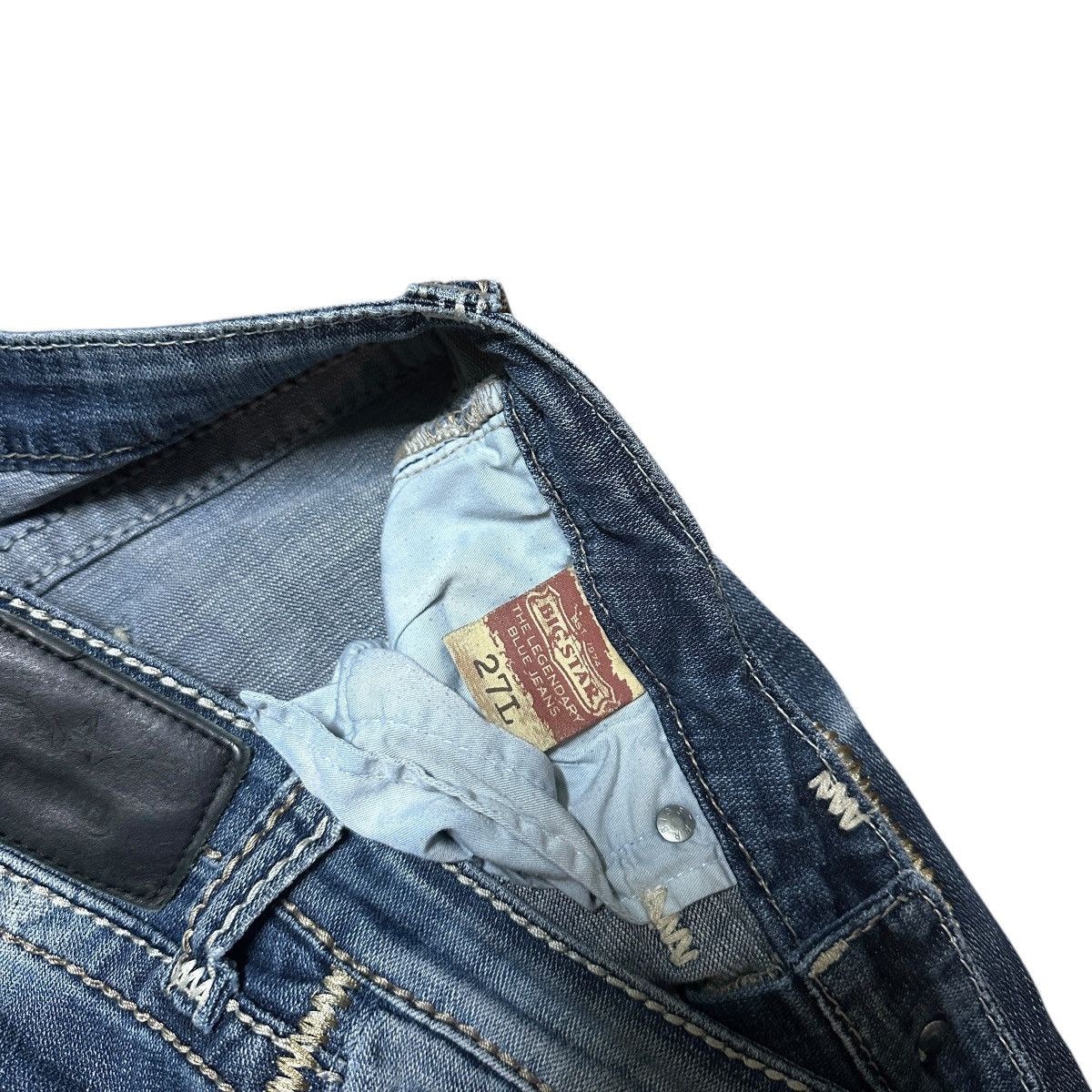 Big Star Women’s Y2K Big Star Blue Denim Skinny Jeans Size 27" / US 4 / IT 40 - 7 Thumbnail