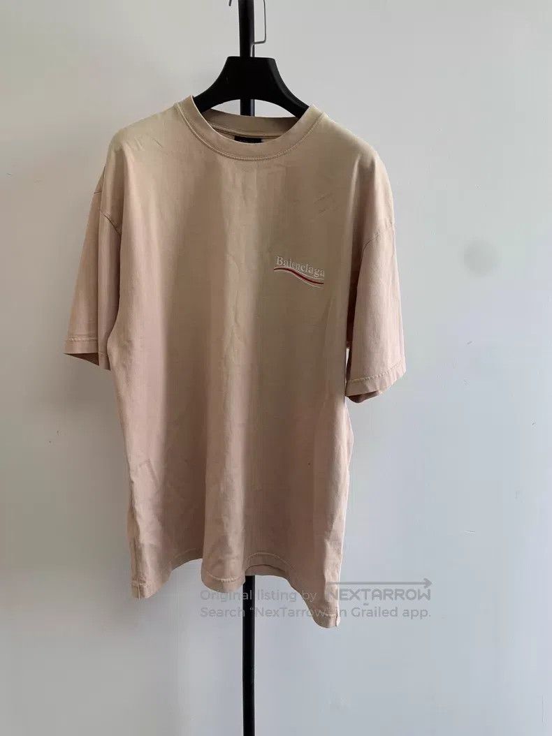Balenciaga Balenciaga Letter Print Round Neck Short Sleeve T-Shirt Size XS / US 0-2 / IT 36-38 - 1 Thumbnail
