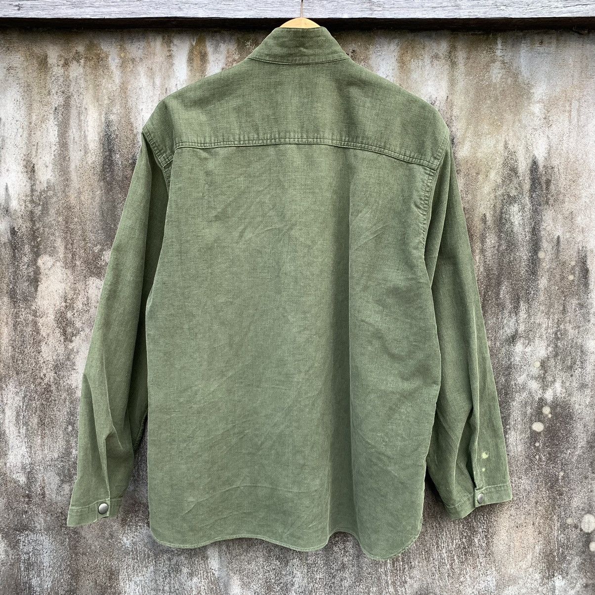 Airwalk Vintage AIR WALK Corduroy Flannel Zipper Shirt Size US L / EU 52-54 / 3 - 2 Thumbnail
