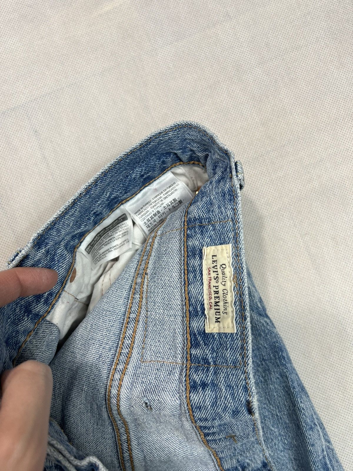 Levi's × Levi's Vintage Clothing Pants Levi’s 501 baby blue 38/32 jeans Size US 38 / EU 54 - 4 Thumbnail