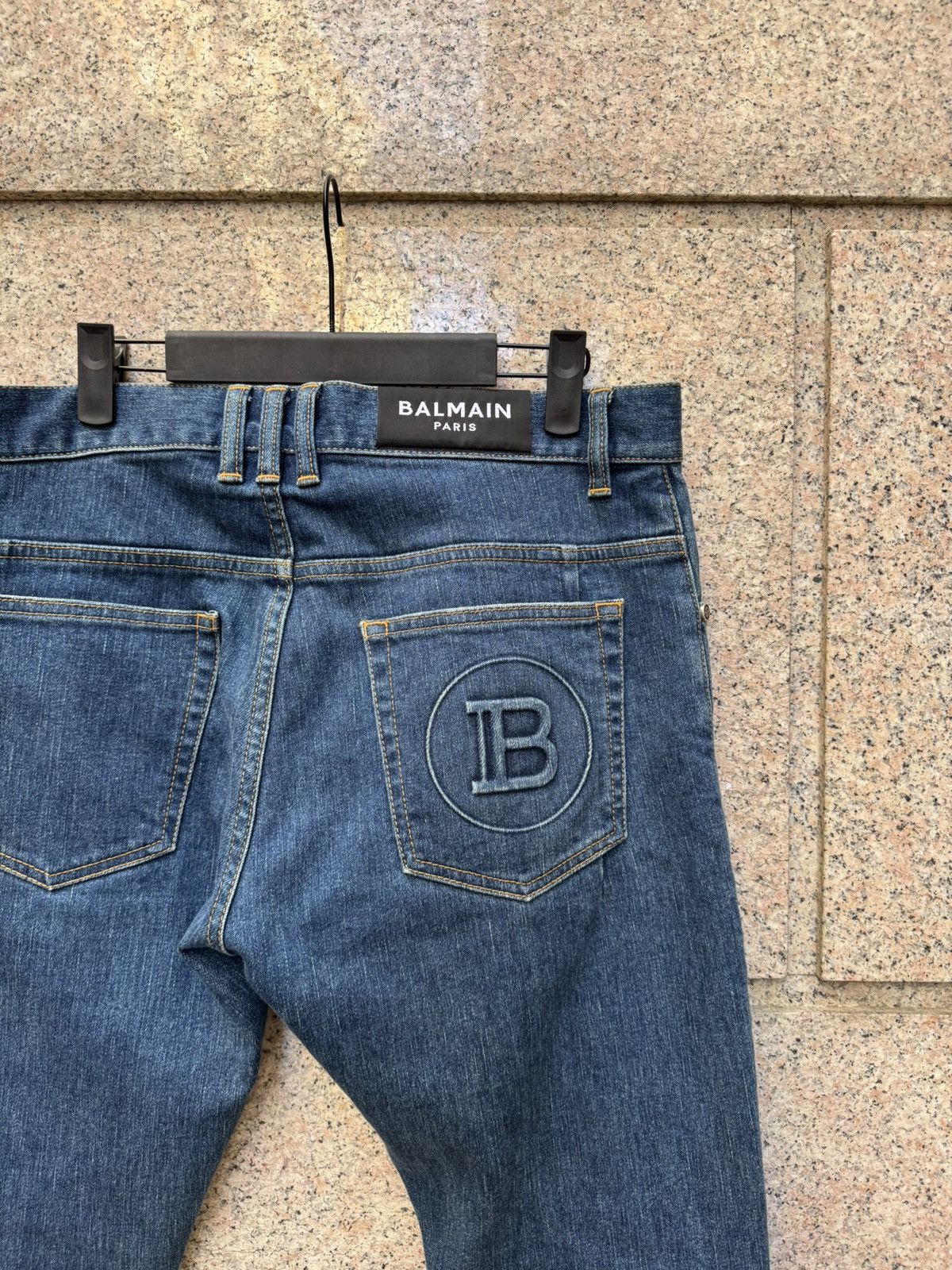 Balmain Balmain Paris Slim Fit Denim – Size 32 Size US 32 / EU 48 - 8 Thumbnail