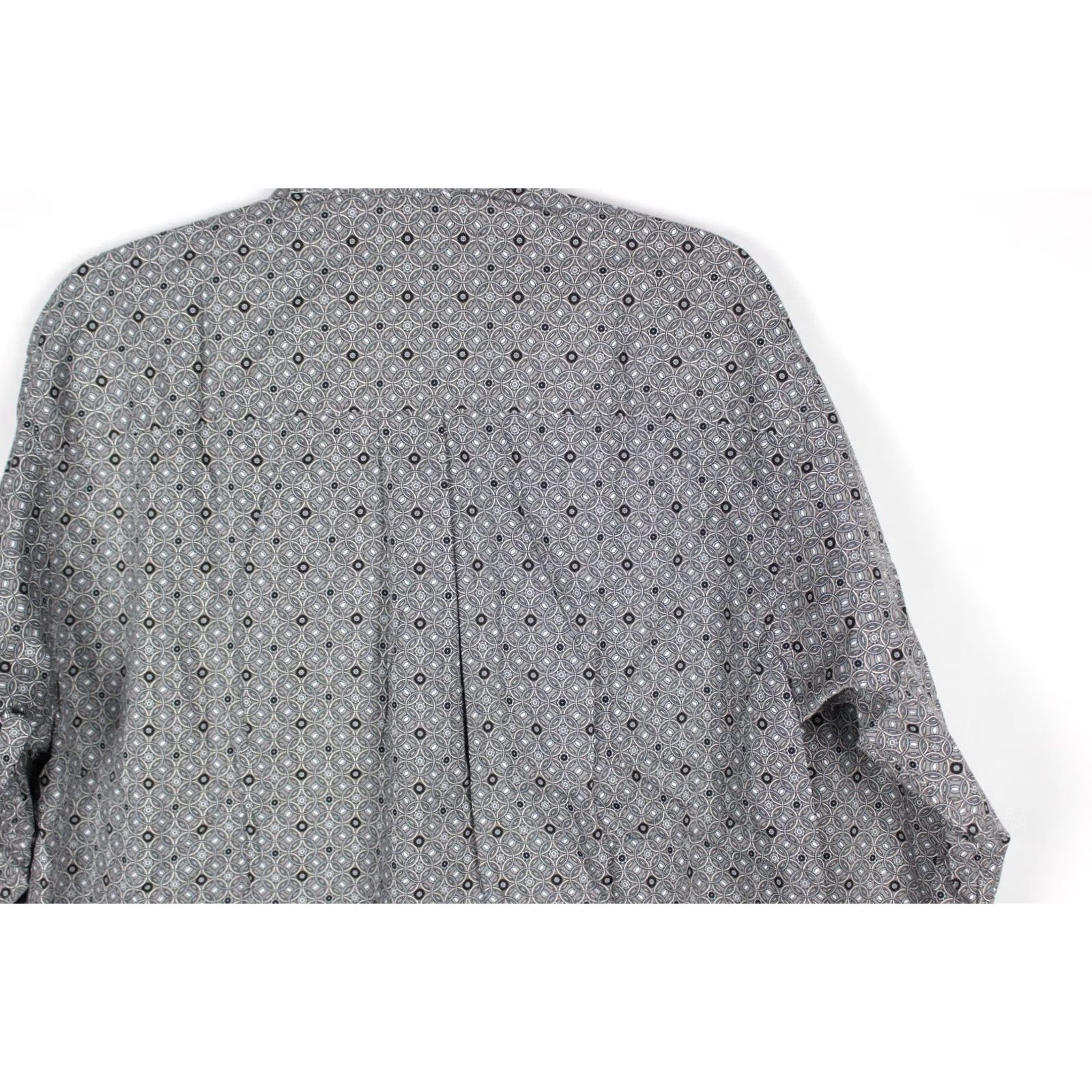 Vintage Cinch Men's Classic Fit Button Down Western Shirt Long Sleeve Gray Geo Print Size US S / EU 44-46 / 1 - 3 Thumbnail