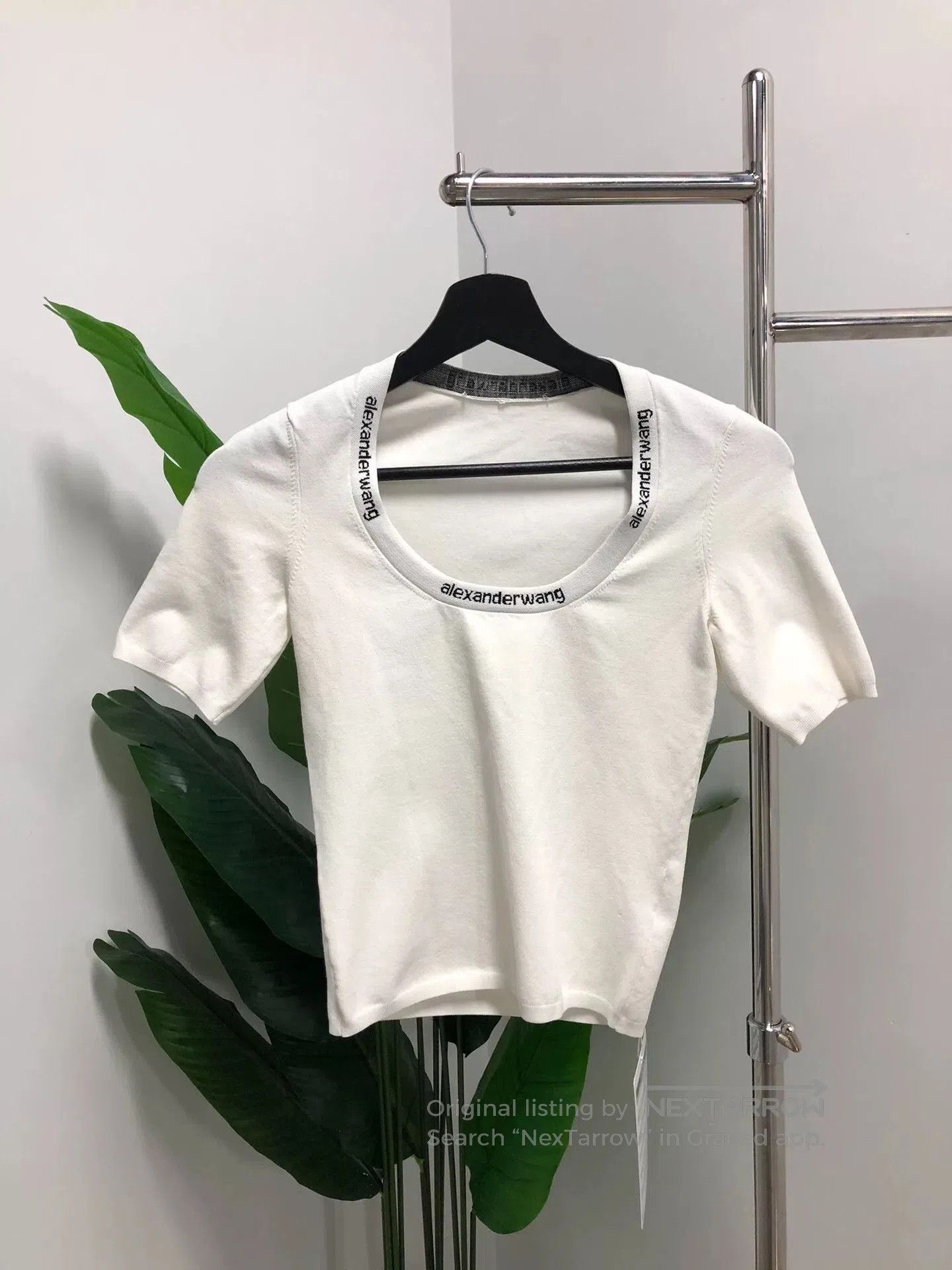 Alexander Wang Alexander Wang White Short Sleeve T. Size S / US 4 / IT 40 - 1 Thumbnail