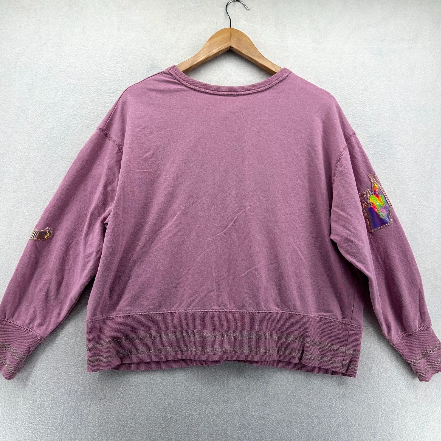 Disney Disneyland Sweatshirt Pullover Pink Womens L Iridescent 50th Anniversary Disney Mickey Mouse Crew Neck Long Sleeve Shirt Womens Size L / US 10 / IT 46 - 5 Thumbnail