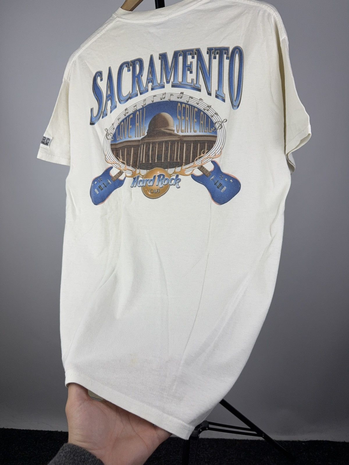 Hard Rock Cafe Vintage 90s Hard Rock Cafe Sacramento USA Graphic Tee Size US M / EU 48-50 / 2 - 14 Thumbnail