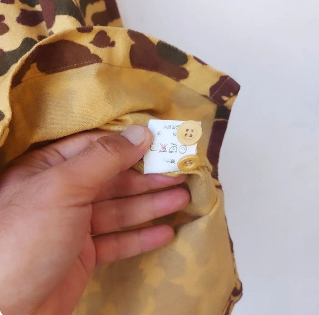 Bape Vintage BAPE 1st Camo Long Sleeve Button Shirt Size US S / EU 44-46 / 1 - 7 Thumbnail