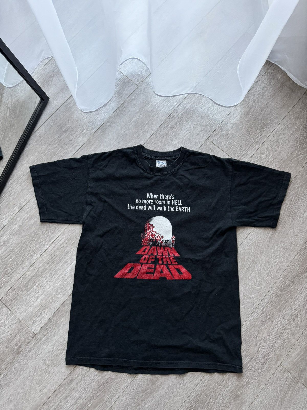 Vintage Vintage 2000's Dawn of the Dead shirt Size US M / EU 48-50 / 2 - 1 Thumbnail