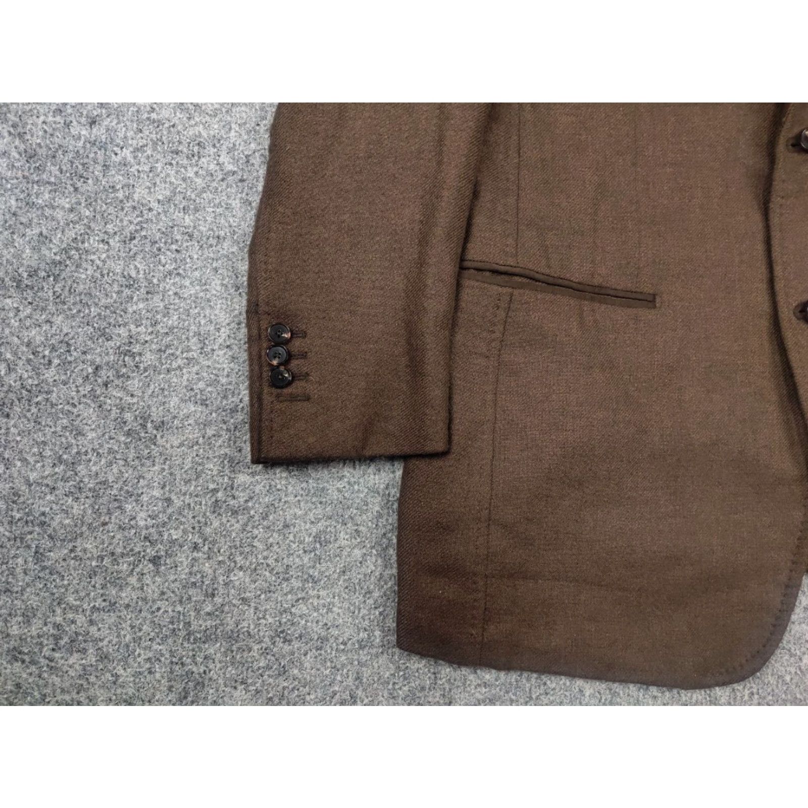 Pal Zileri Pal Zileri Blazer Jacket Sartoriale Italy Cashmere Silk Brown Classic 2 Button Size 42R - 5 Thumbnail