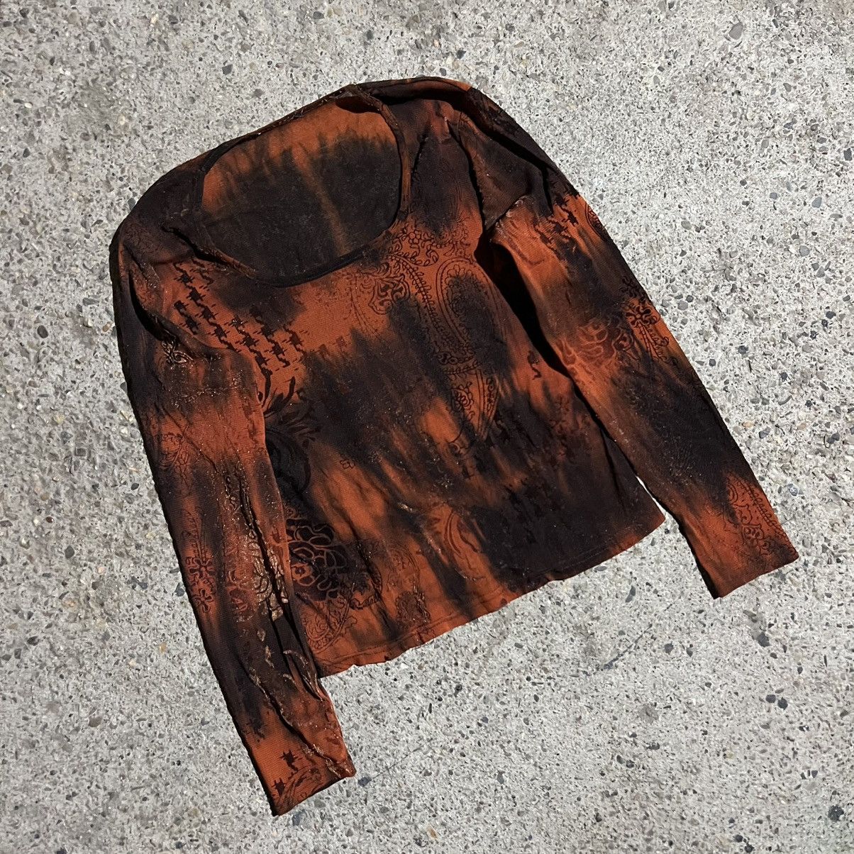 Jean Paul Gaultier × Vintage Jean Paul Gaultier style le twin mesh top long sleeved Size M / US 6-8 / IT 42-44 - 2 Thumbnail