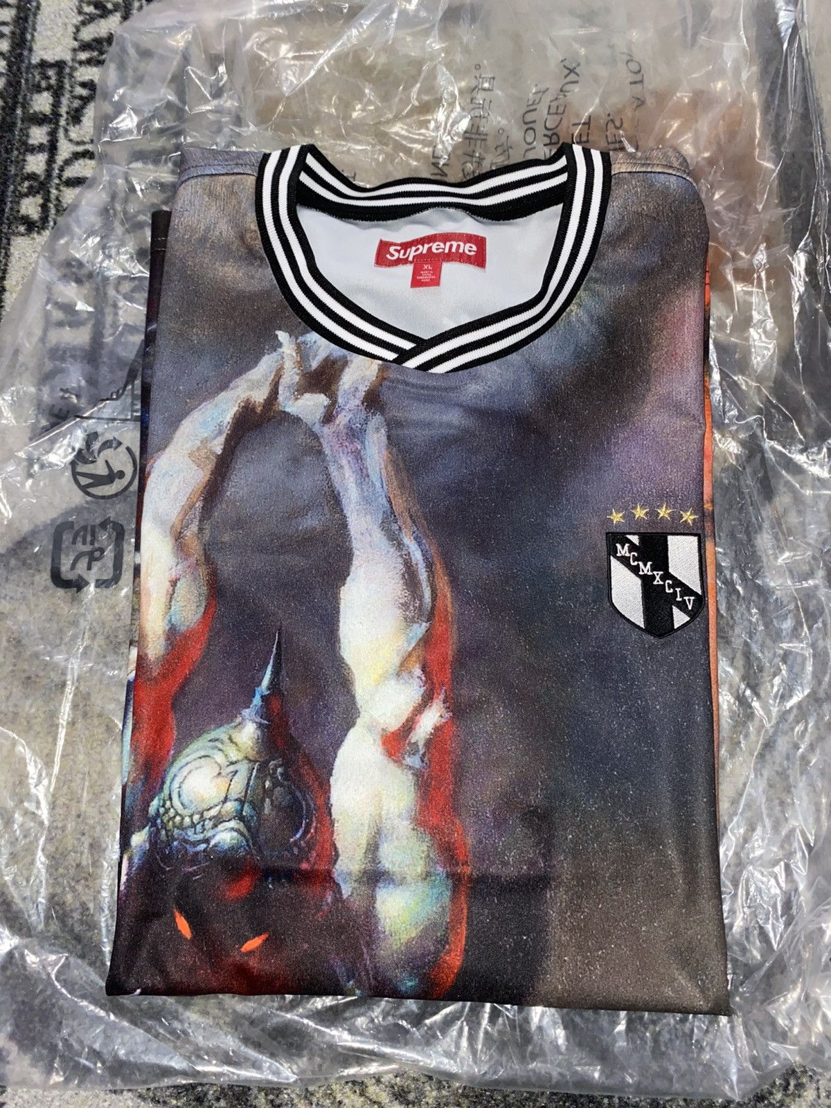 Supreme Supreme Frazetta Soccer Jersey Death Dealer | Grailed Supreme Supreme Frazetta Soccer Jersey Death Dealer | Grailed