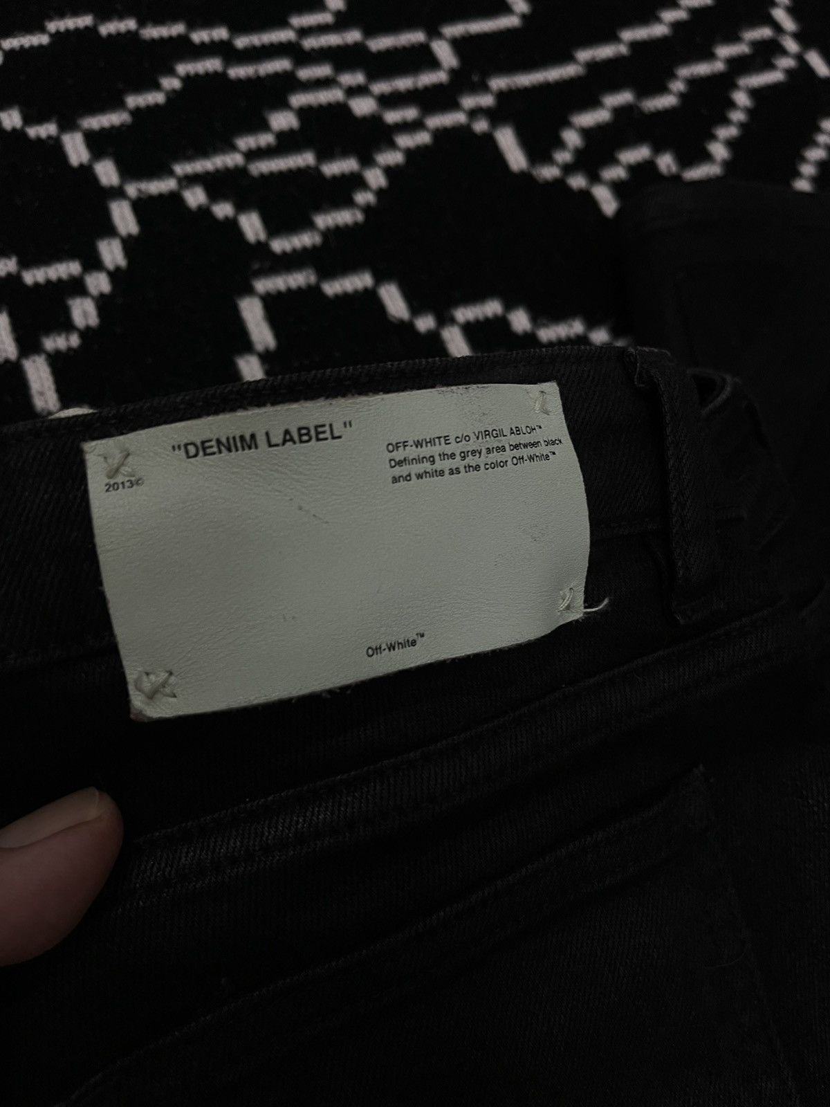 Off-White × Virgil Abloh Diag Skinny Jeans 5 Pockets Size US 27 - 2 Thumbnail