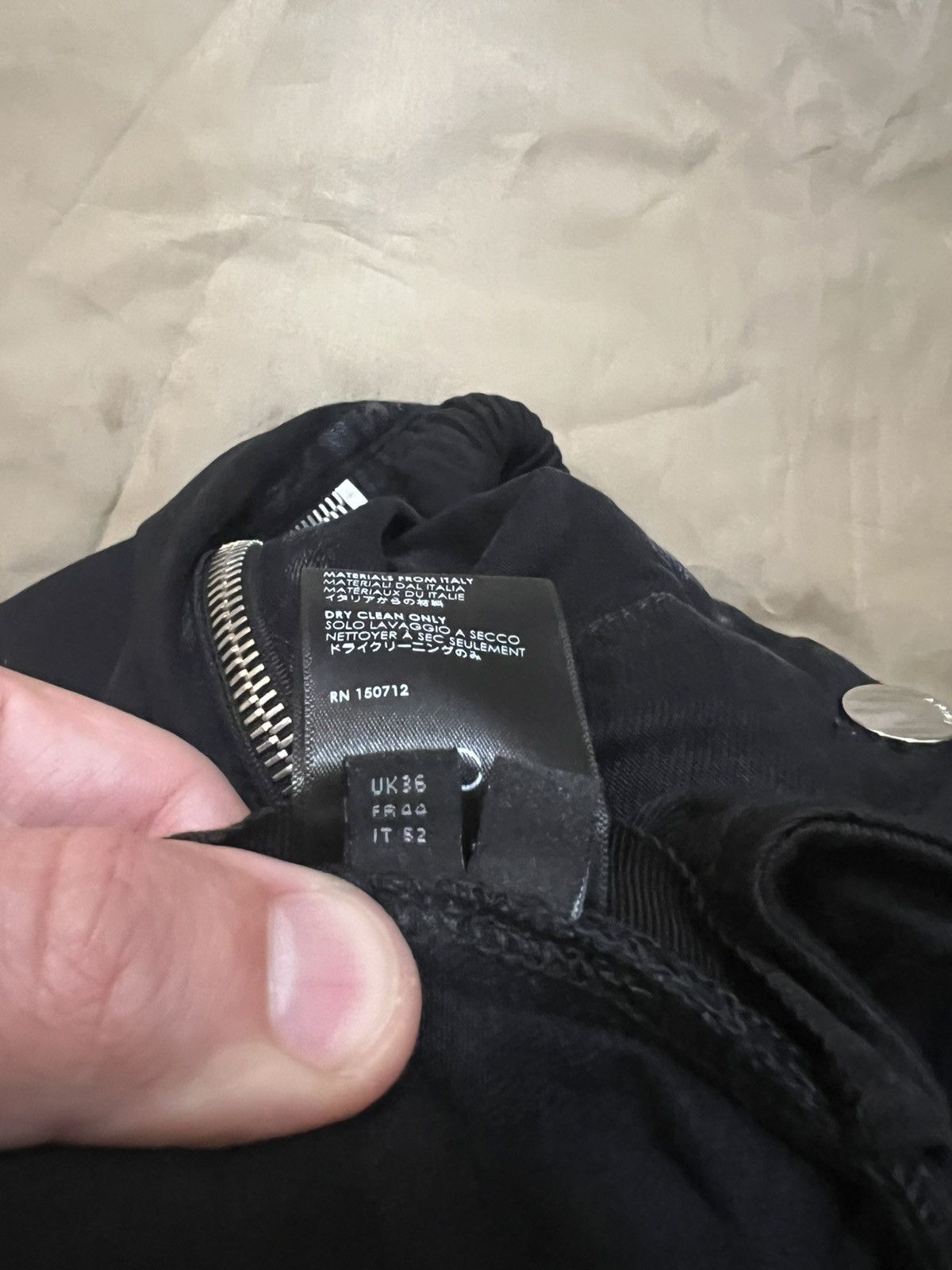 Amiri Amiri MX2 Aged Black Biker Zip Jeans Size 36 Size US 36 / EU 52 - 7 Thumbnail