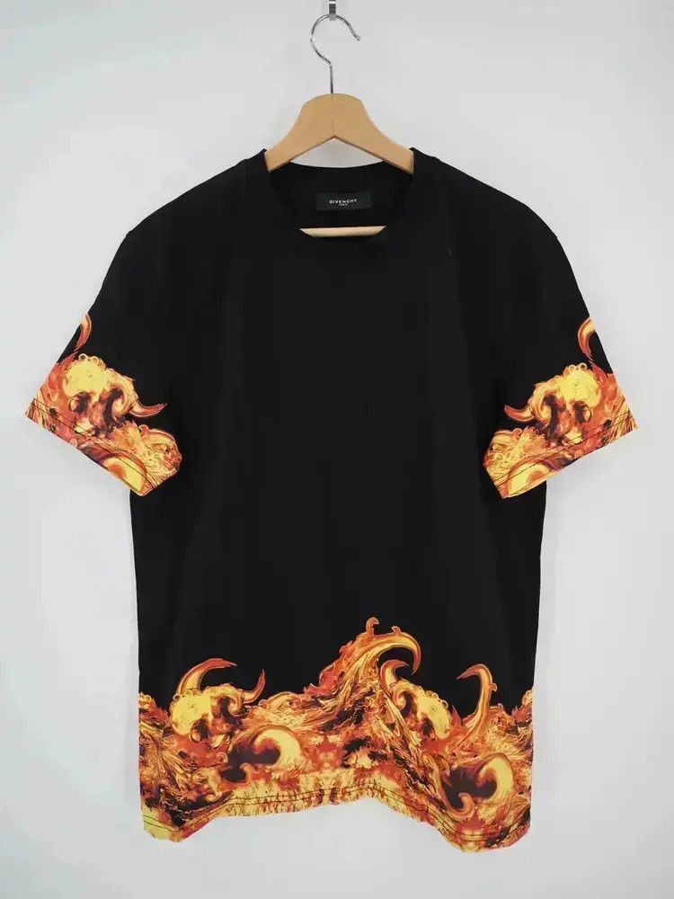 Givenchy Riccardo Tisic Givenchy SS14 Flame Tee-2505 Size US L / EU 52-54 / 3 - 1 Thumbnail