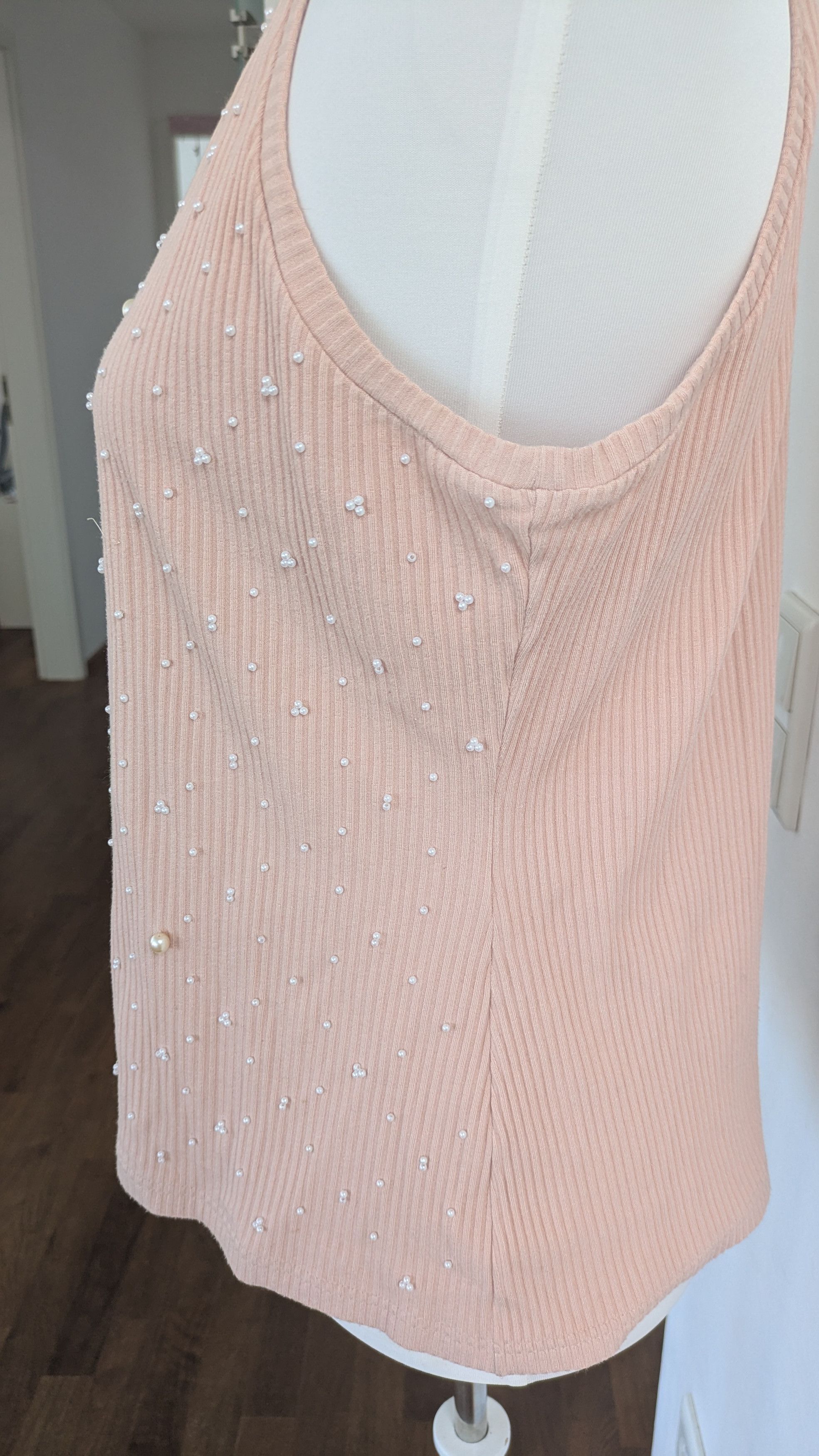 Chanel Chanel Ribbed top with beads Size XL / US 12-14 / IT 48-50 - 8 Thumbnail
