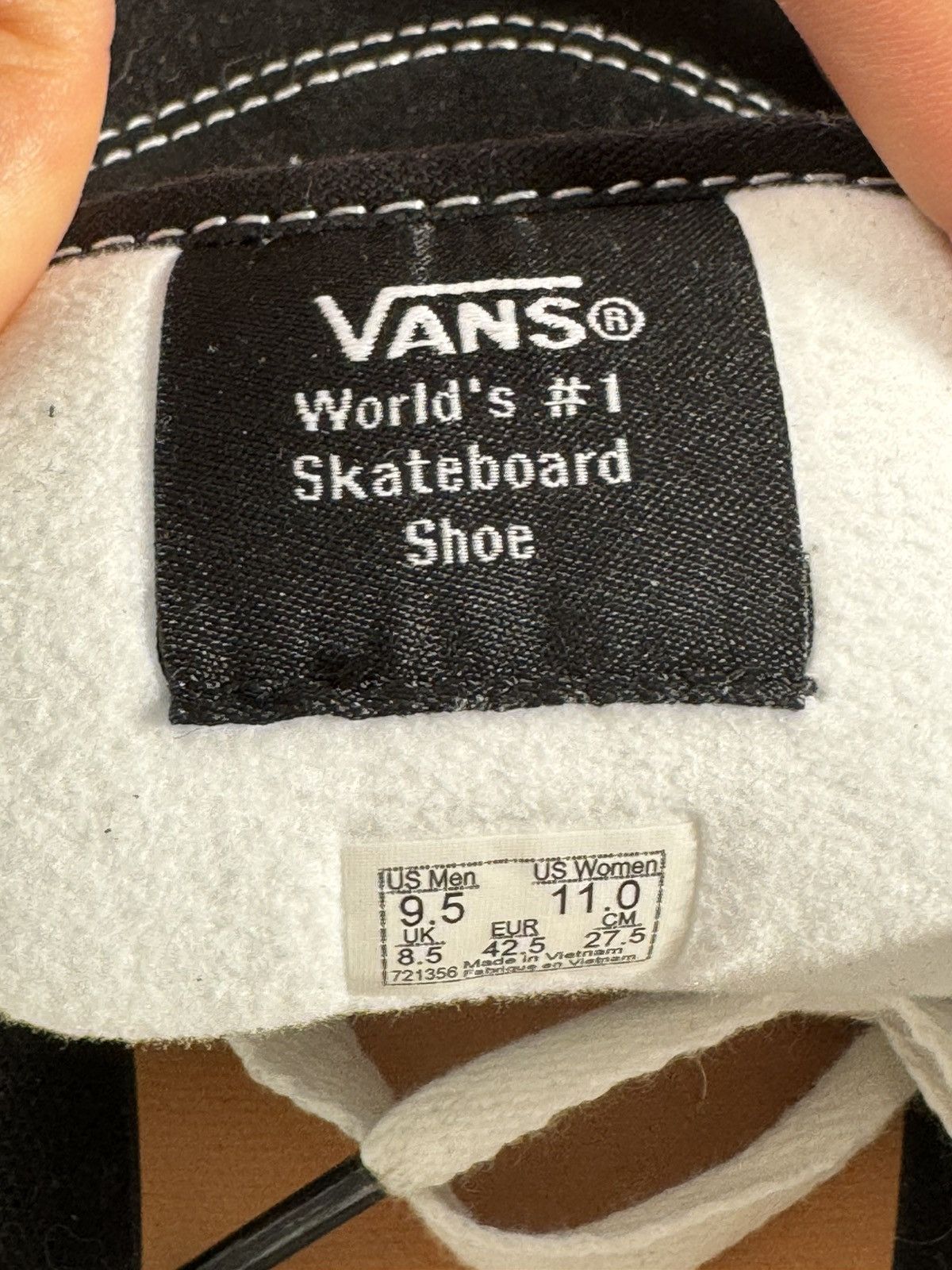 Imran Potato × Vans Vans Vault Ua Knu-Skool Vr3 LX Imran Potato Black White Size US 9.5 / EU 42-43 - 9 Thumbnail
