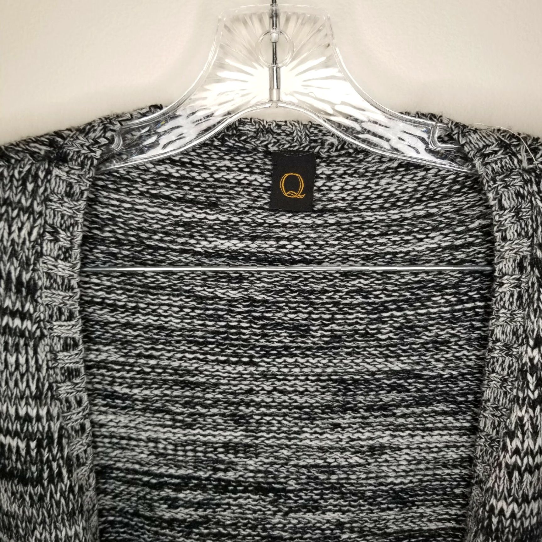 Vintage Q Cardigan Shirt Women Black White Short Sleeve Heavy Pockets Size S/M Size S / US 4 / IT 40 - 4 Thumbnail