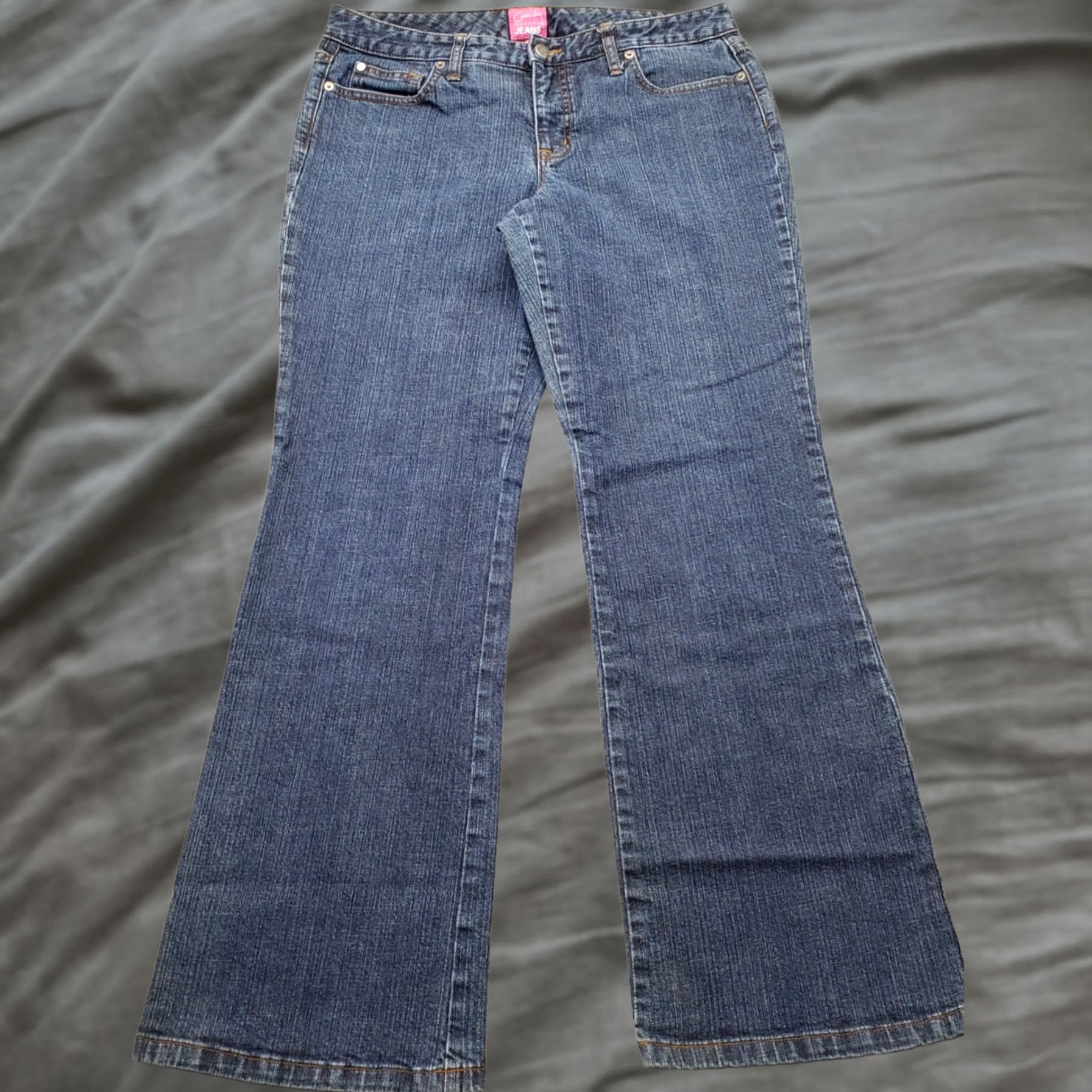 Vintage The Limited Jeans Women Bootcut 12 Blue Denim Stretch Comfort High Waist Size 34" / US 12 / IT 48 - 1 Thumbnail