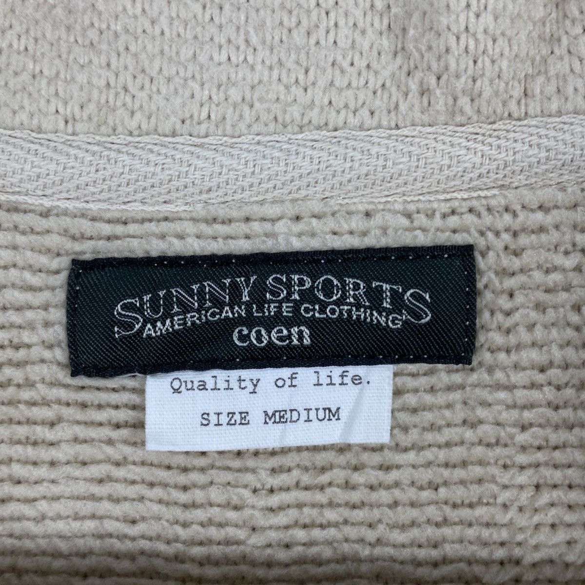 Vintage Vintage SUNNY SPORTS X COEN Fleece Pullover Half Zipper Size M / US 6-8 / IT 42-44 - 5 Thumbnail