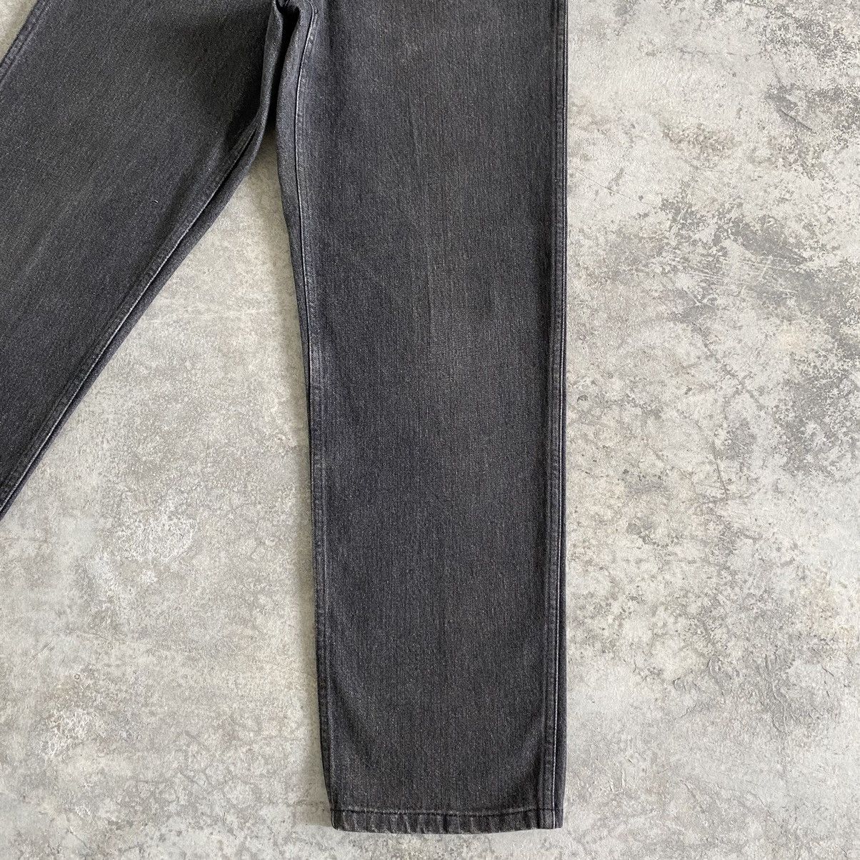 Comme des Garcons Homme 1990’s CdG Homme Wide Smoky Black Denim Jeans Size US 29 - 7 Thumbnail