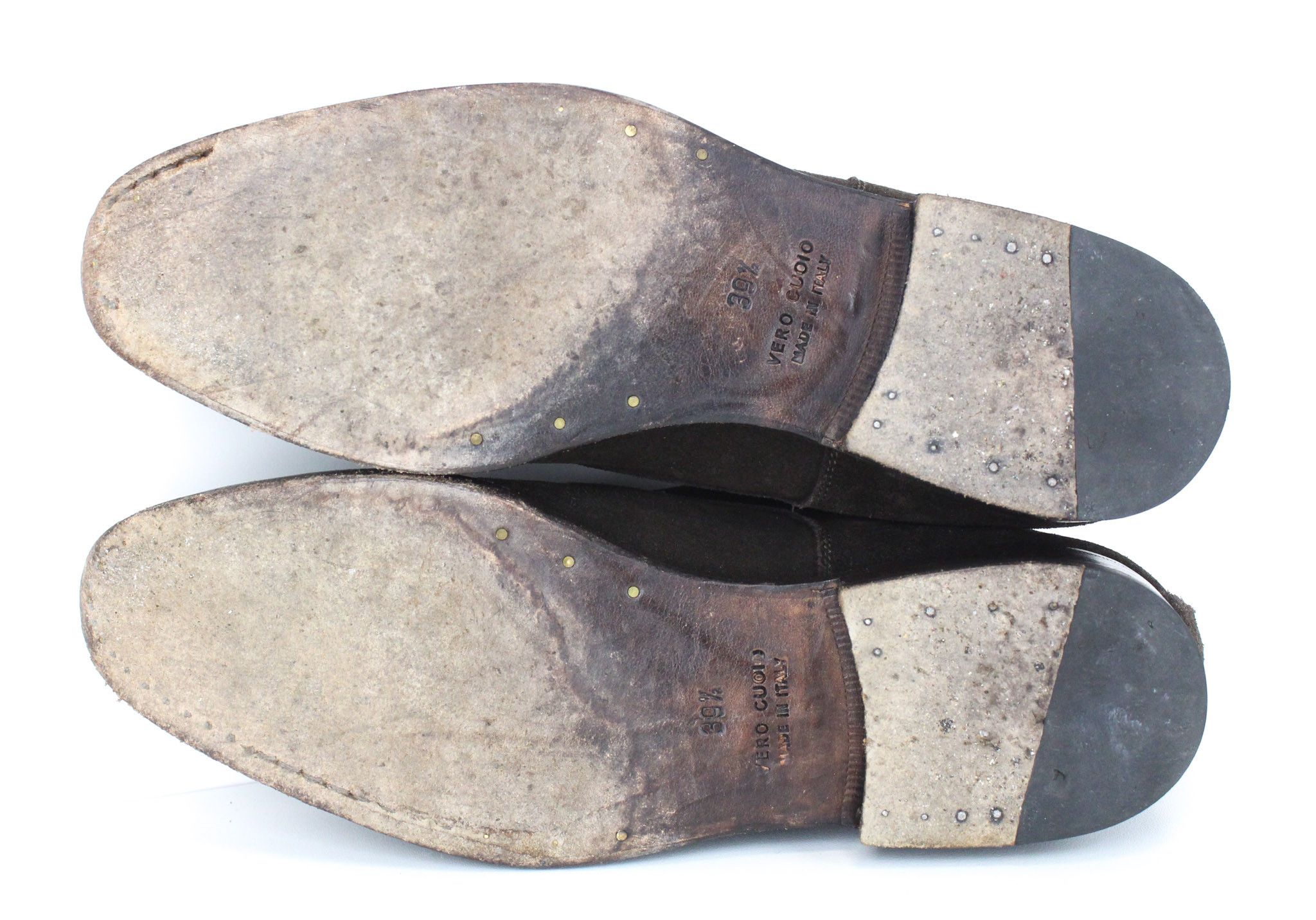 Suitsupply EU39.5 Brown Suede Leather Buckled Shoes 73724 Size US 6.5 / EU 39-40 - 8 Thumbnail