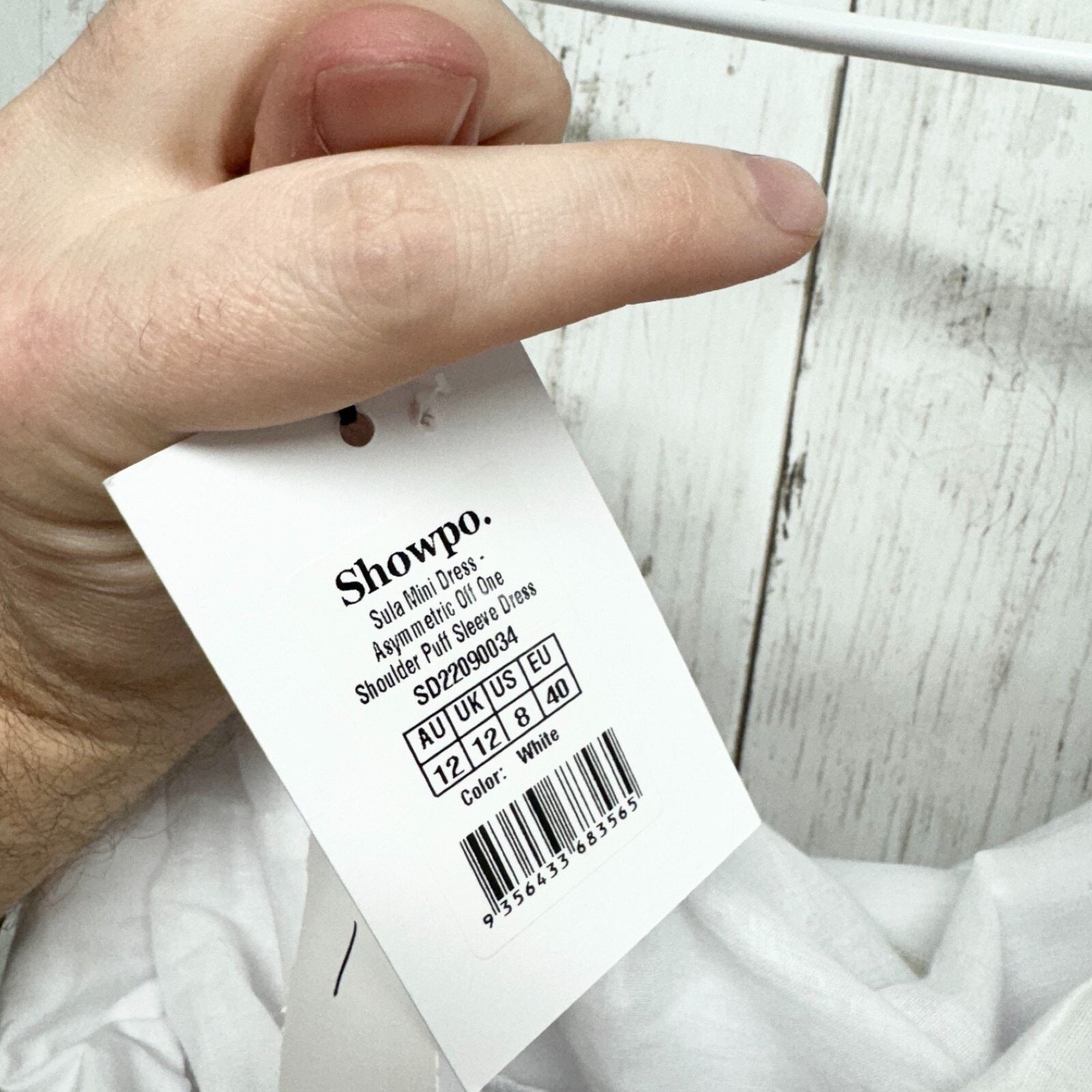 Other Showpo 8 Sula Balloon Sleeve Mini White NWT Off Shoulder Size M / US 6-8 / IT 42-44 - 4 Thumbnail
