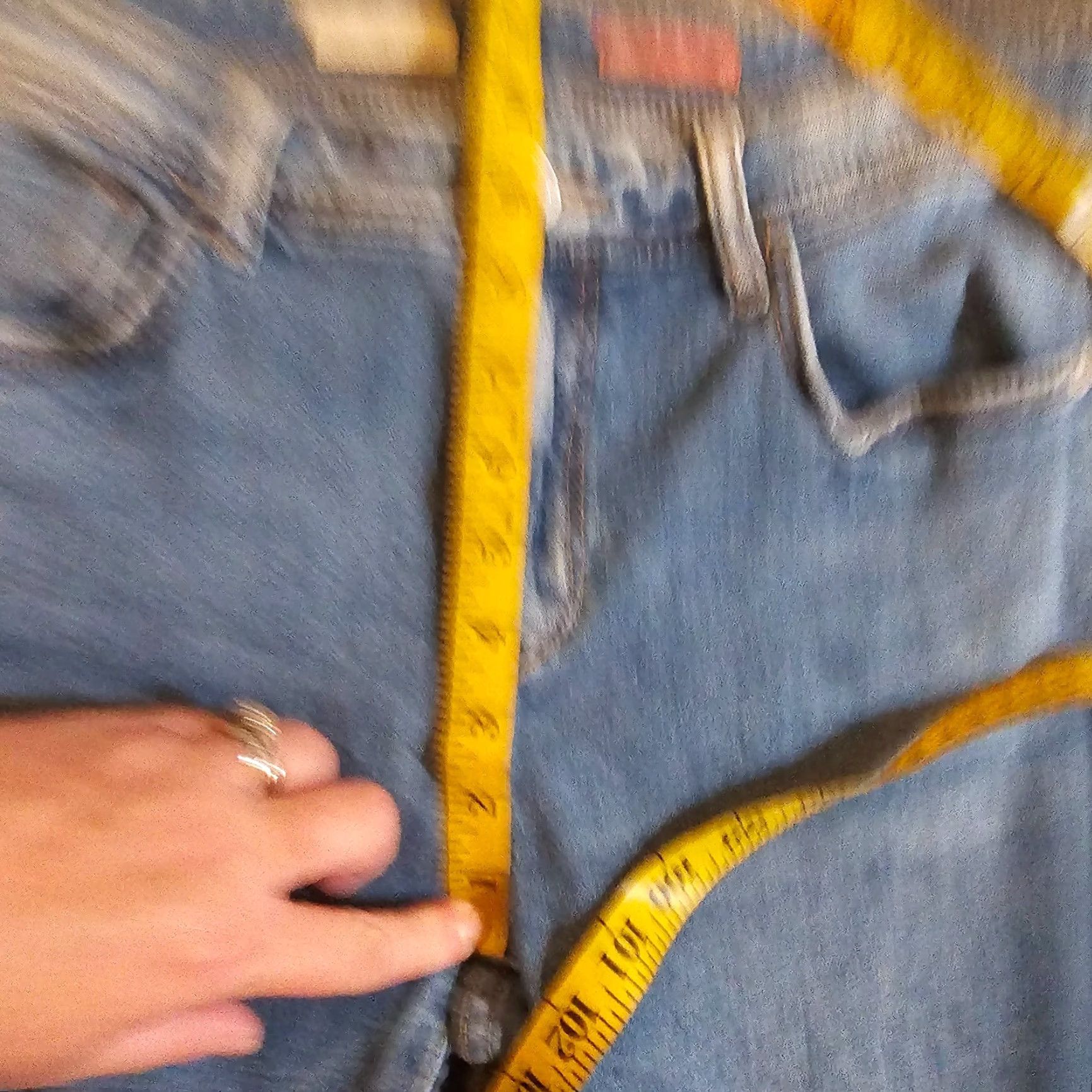 Vintage Pilcro Anthropologie Jeans Womens 29 Blue Distressed Straight Mid Rise Stretchy Maxi? Size 29" - 7 Thumbnail