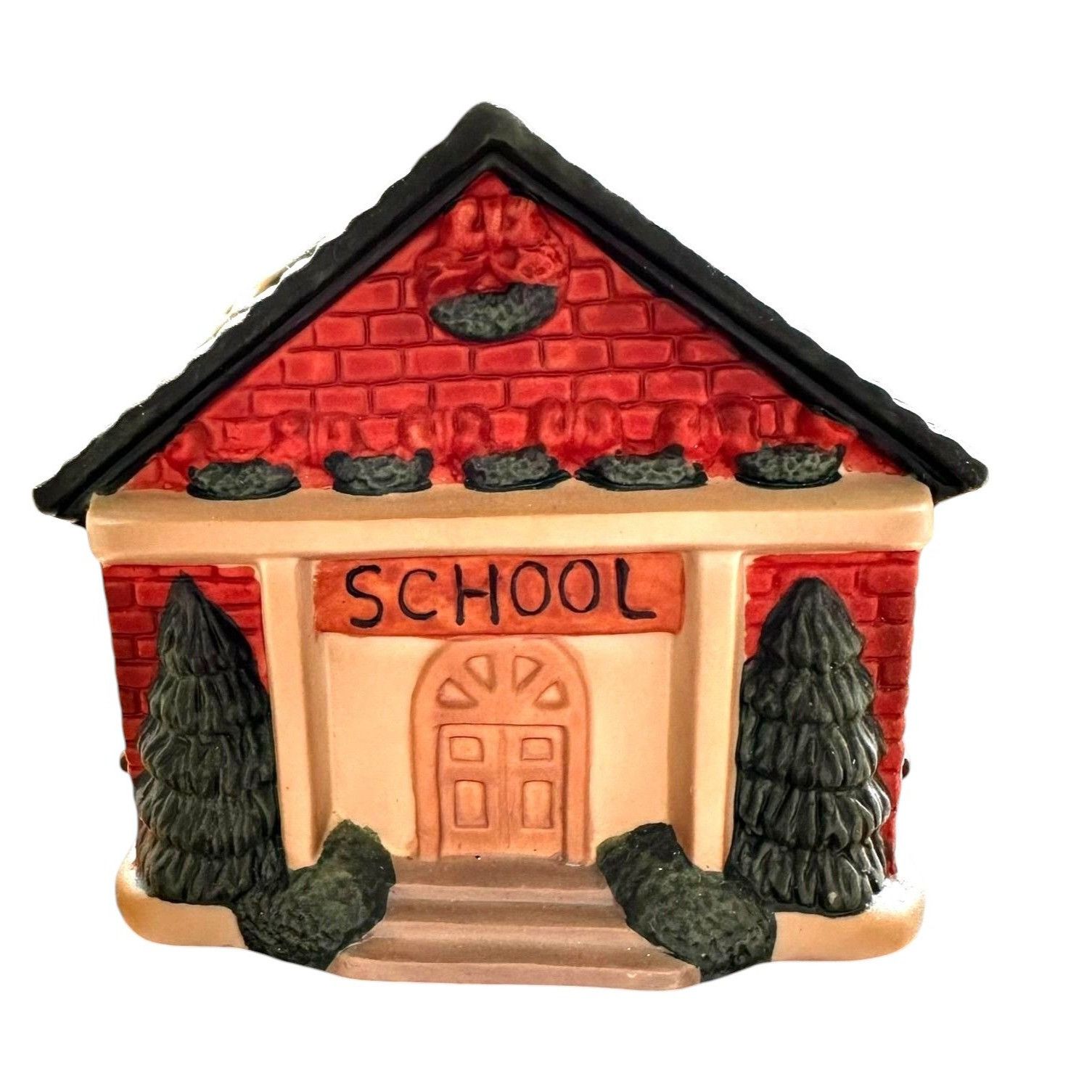 Handmade × Vintage VTG Gift Collection Hand Painted Porcelain School Tea Light Size ONE SIZE - 1 Thumbnail