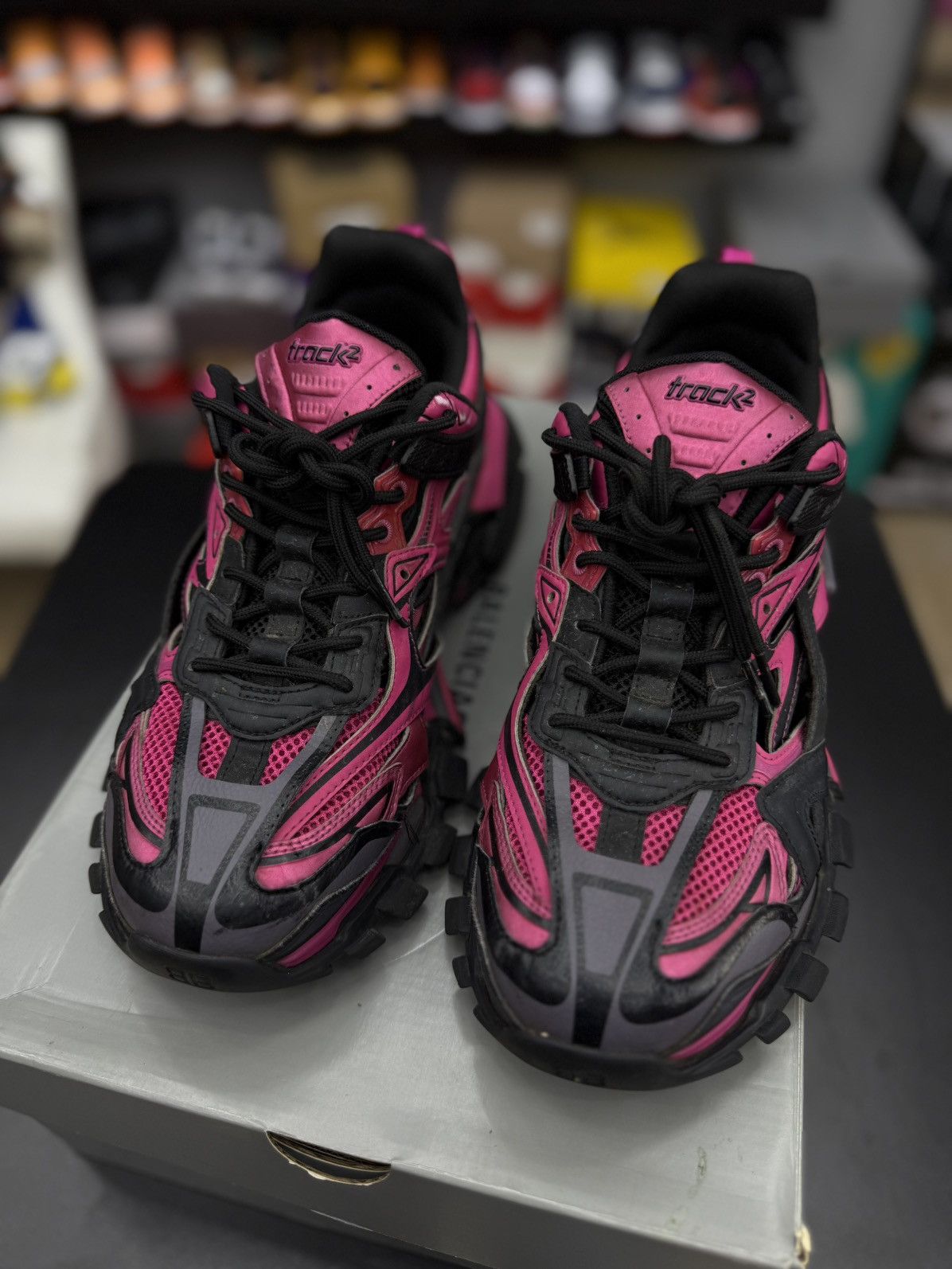 Balenciaga Balenciaga Men’s Track 2 Pink 12US/45EU $1000 Retail Size US 12 / EU 45 - 6 Thumbnail