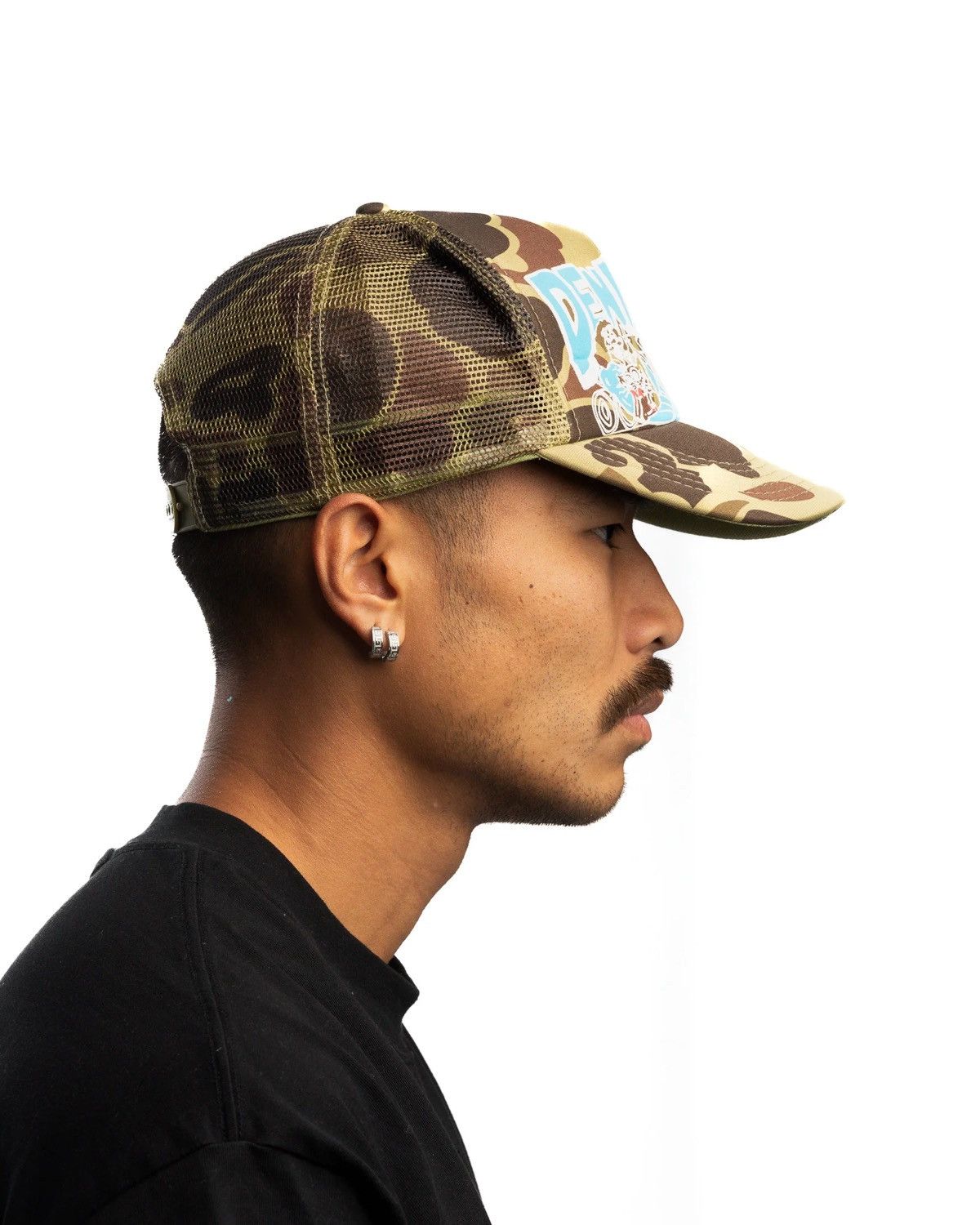 image of Kapital Denim Men Loves Cats Trucker in Green