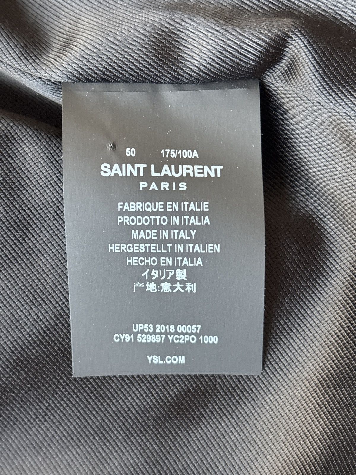 Saint Laurent Paris Saint Laurent Biker Leather Jacket Size US M / EU 48-50 / 2 - 6 Thumbnail